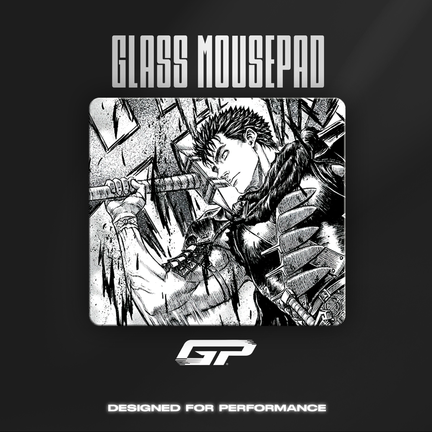 Berserk glass mouse pads - GHOSTPAD