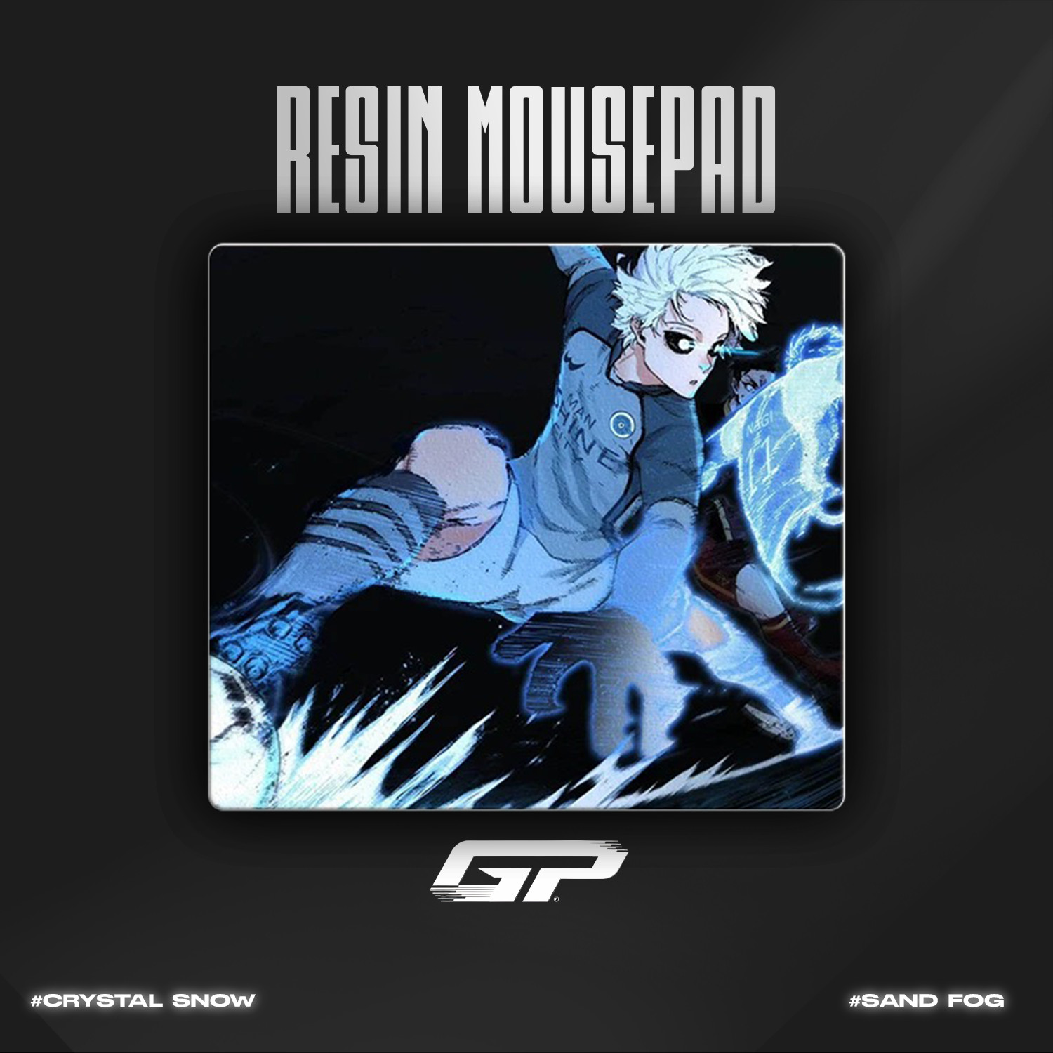 Blue Lock Resin Mouse Pads - GHOSTPAD