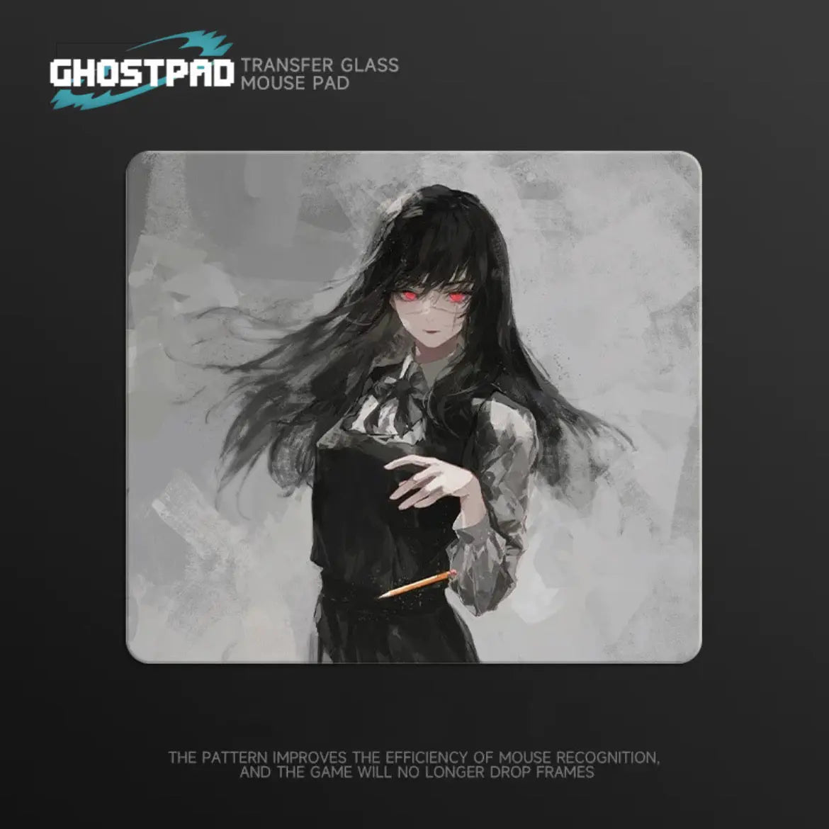 Chainsaw Man glass mouse pads - GHOSTPAD