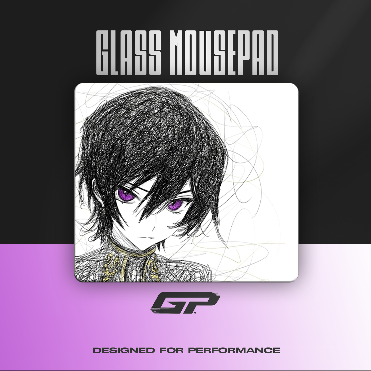 Code Geass glass mouse pads - GHOSTPAD