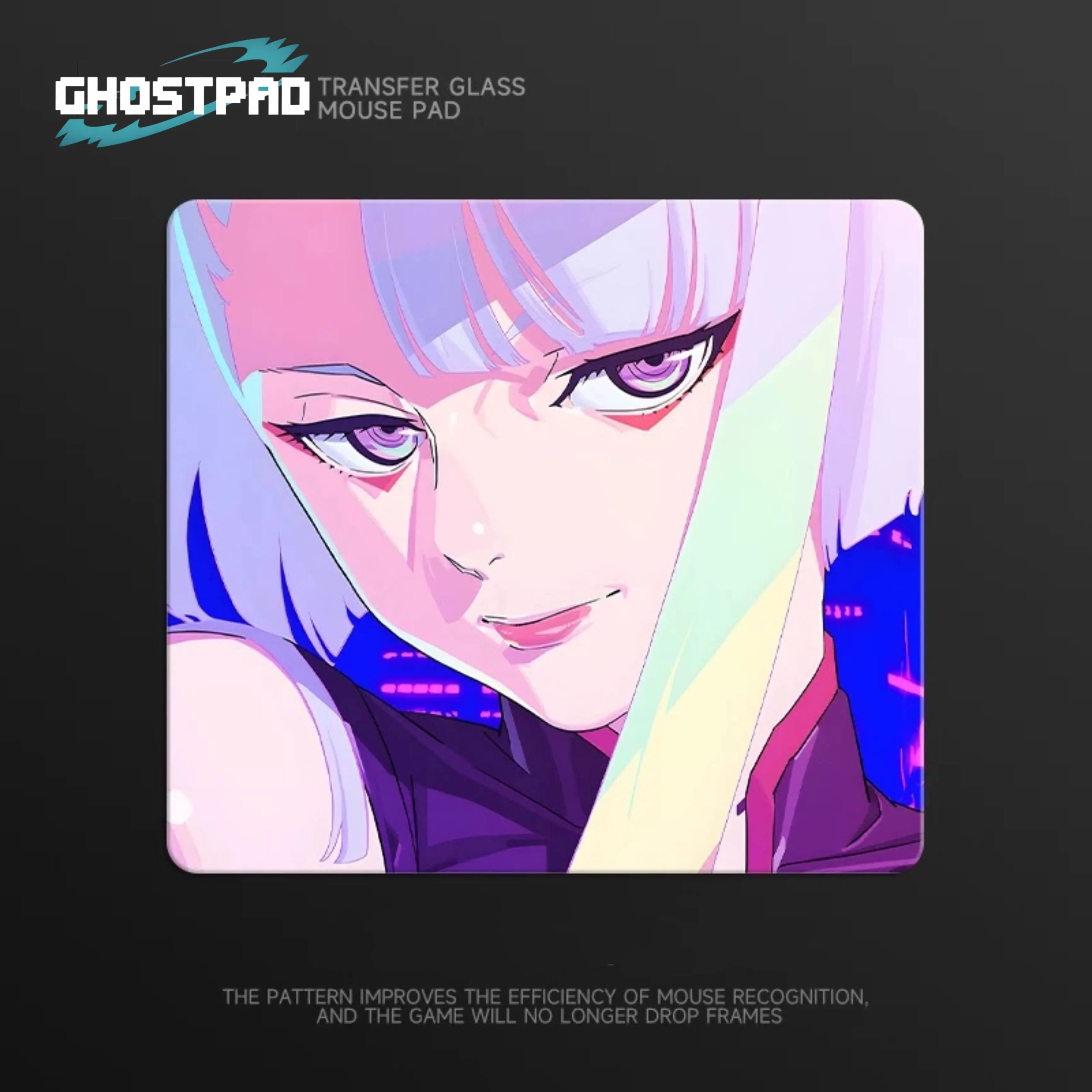 Cyberpunk glass mouse pads - GHOSTPAD