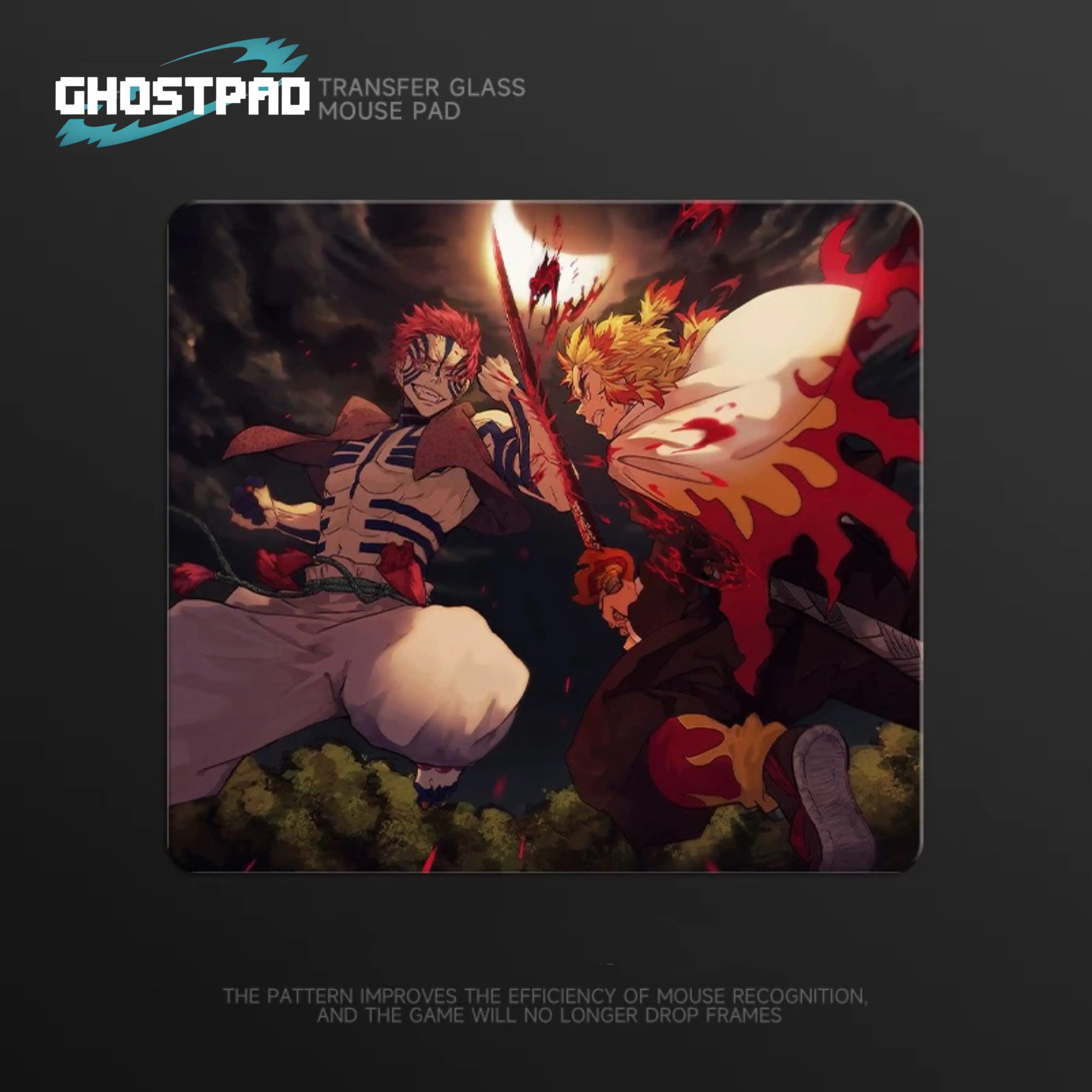 Demon Slayer glass mouse pads - GHOSTPAD