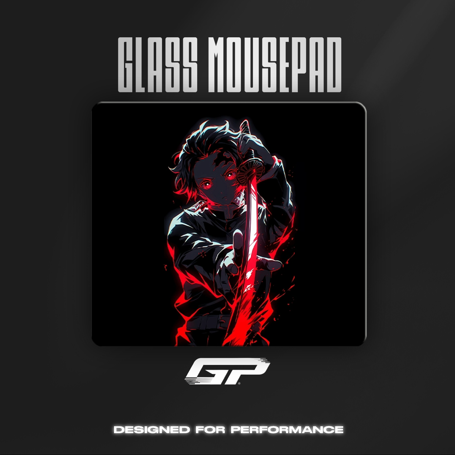 Demon Slayer glass mouse pads - GHOSTPAD