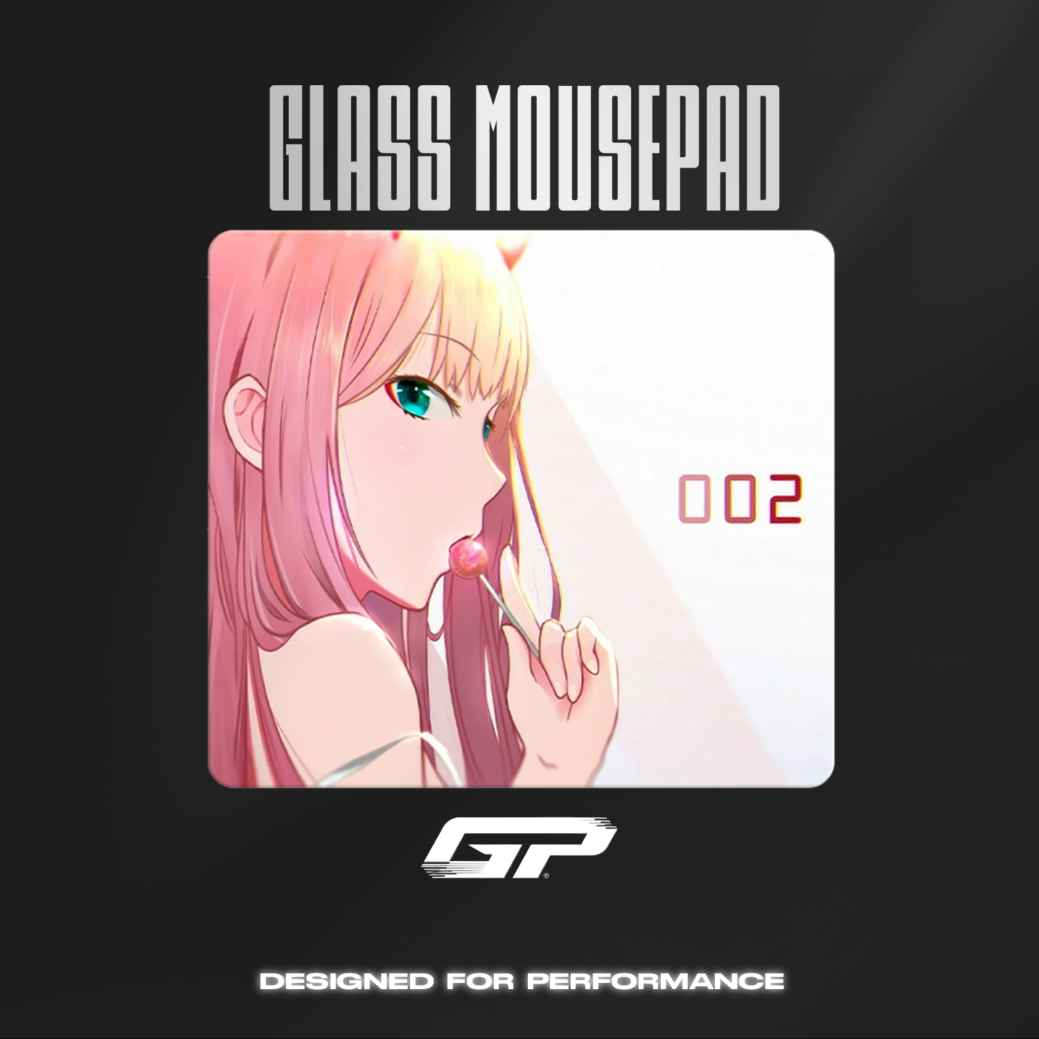 FranXX glass mouse pads - GHOSTPAD
