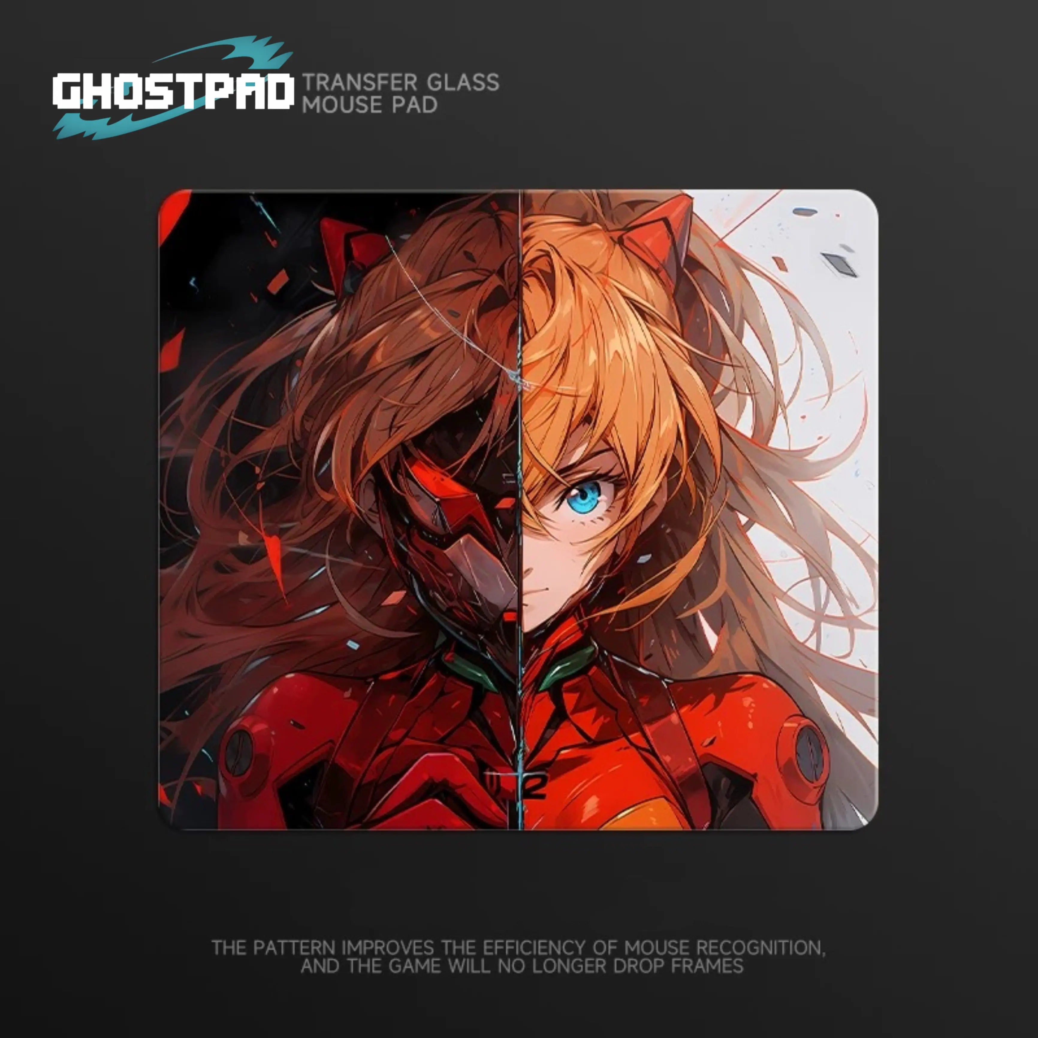 Neon Genesis Evangelion glass mouse pad mouse pad