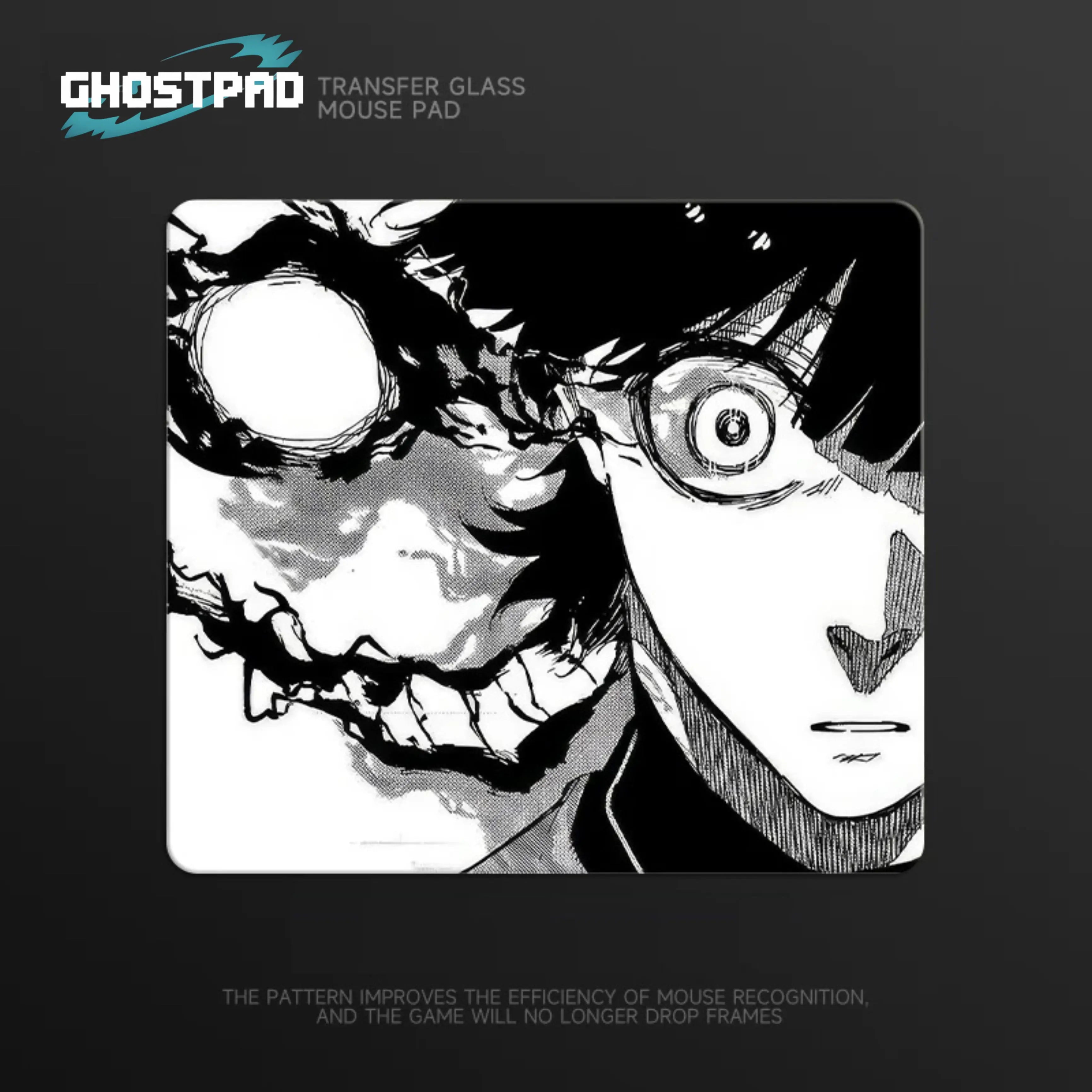 GHOSTPAD™ Blue Lock glass mouse pads GHOSTPAD
