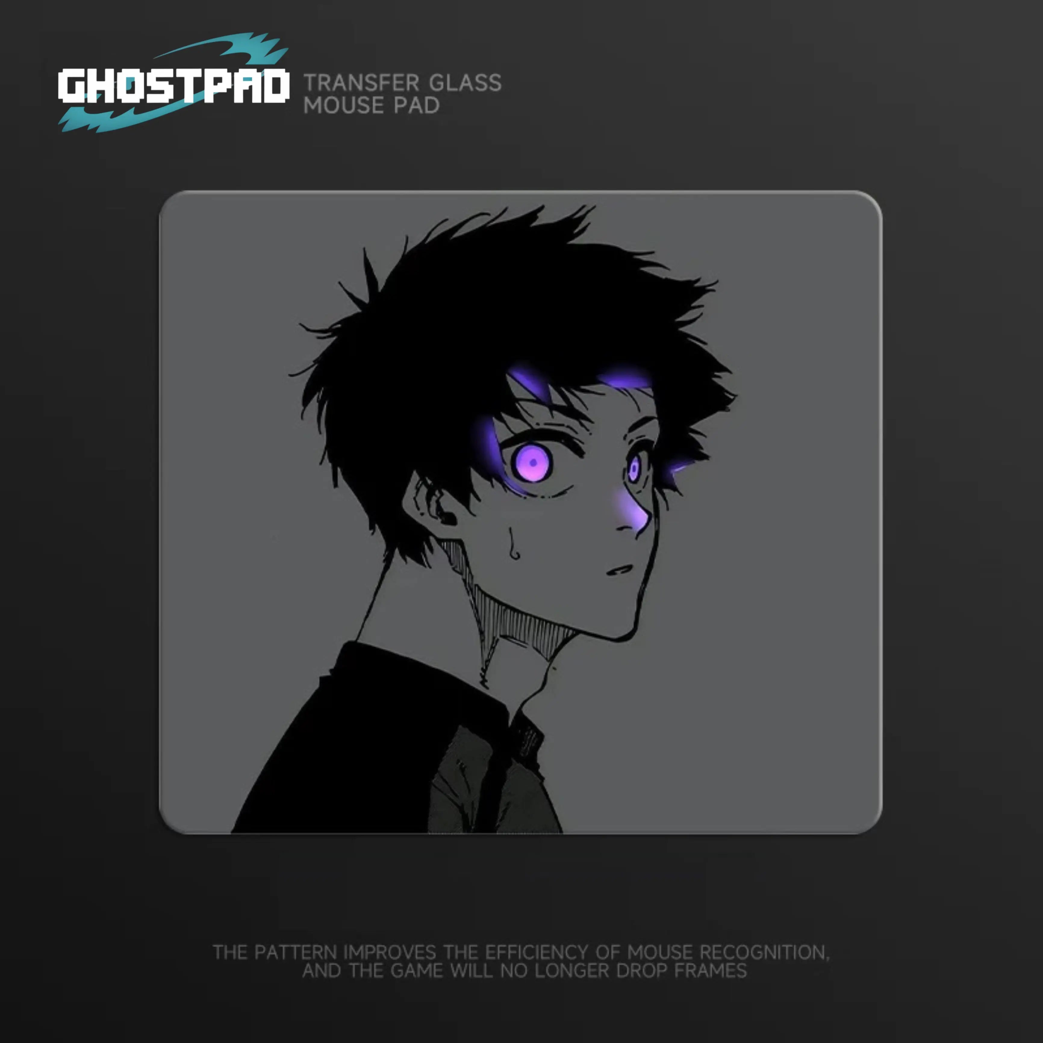 GHOSTPAD™ Blue Lock glass mouse pads GHOSTPAD