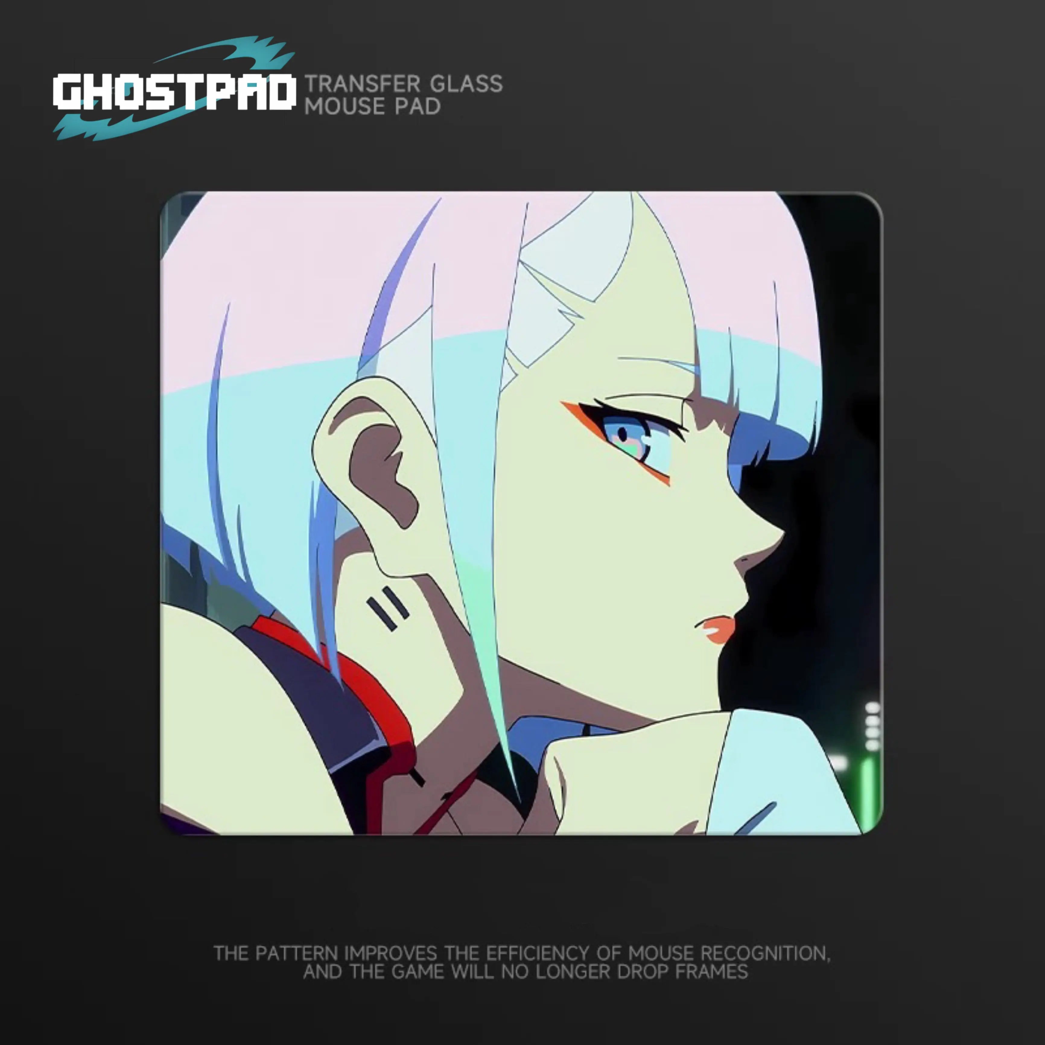 GHOSTPAD™ Cyberpunk glass mouse pads GHOSTPAD