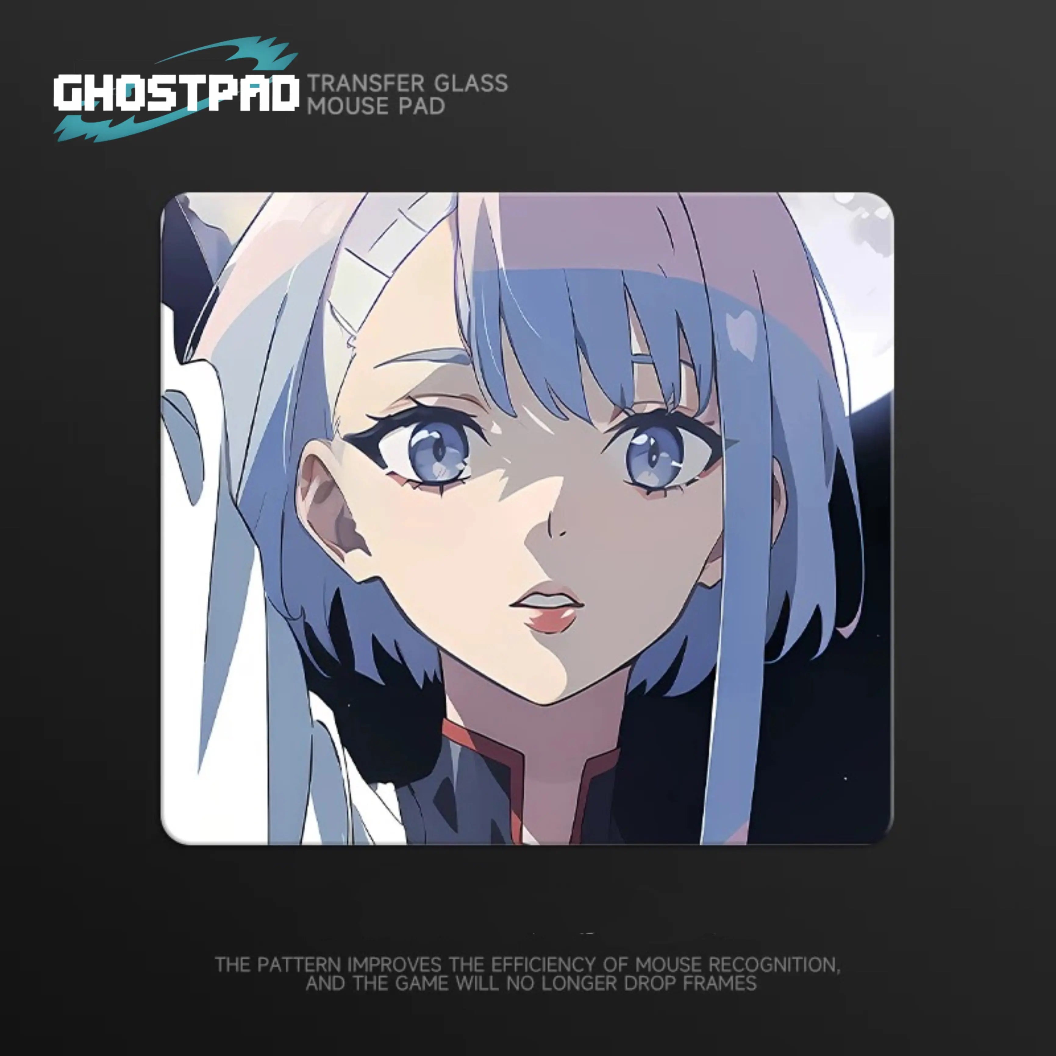 CYBER PUNK glass mouse pad; mouse d for gamer pa