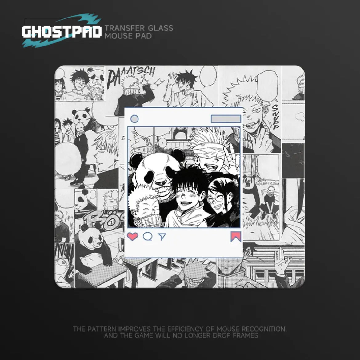 GHOSTPAD™ Jujutsu Kaisen glass mouse pads GHOSTPAD