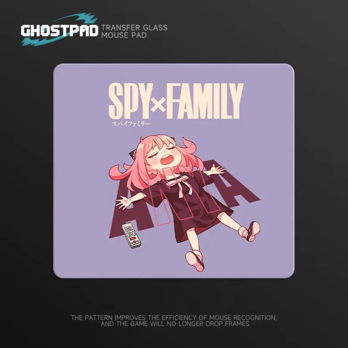 GHOSTPAD™ Spy × Family glass mouse pads GHOSTPAD