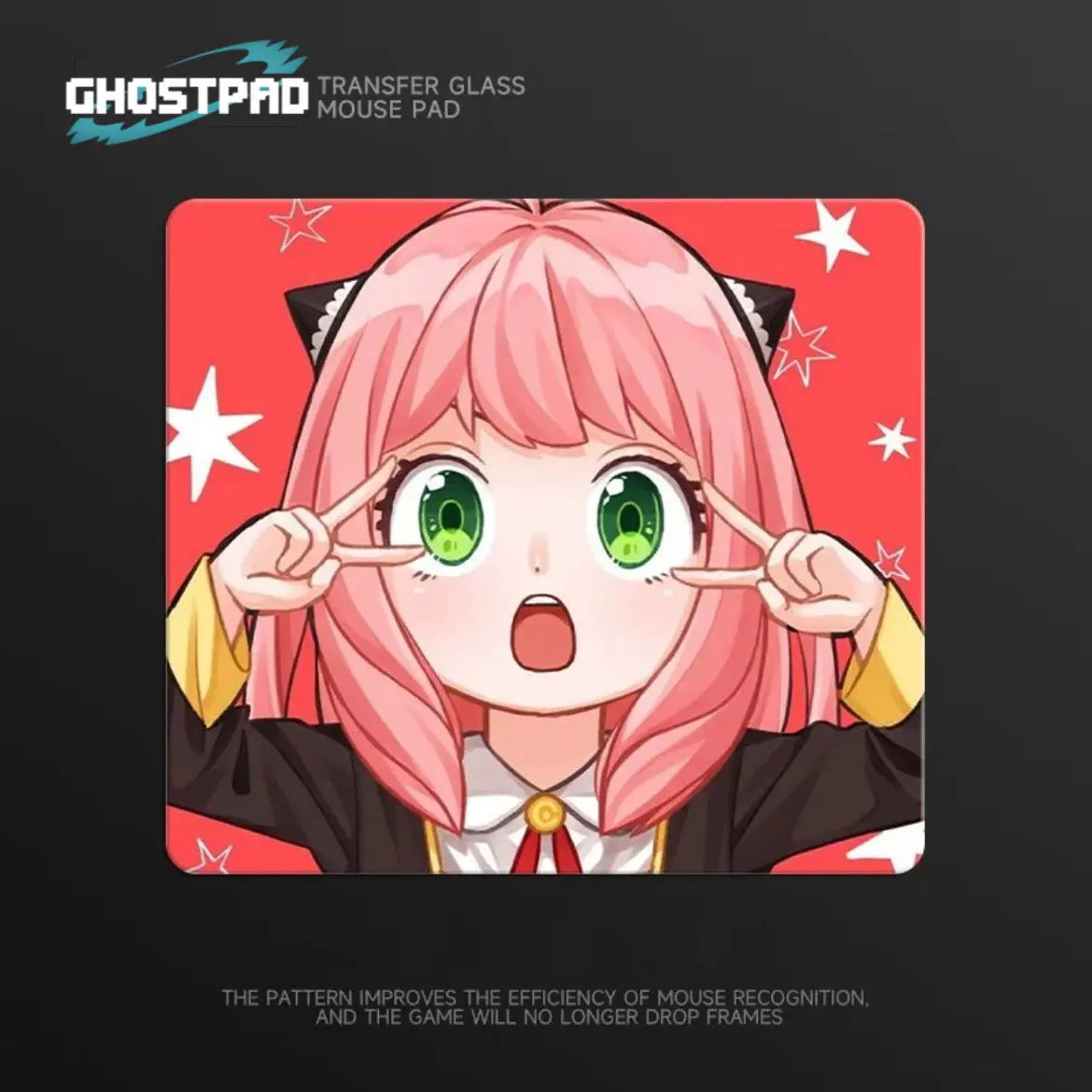GHOSTPAD™ Spy × Family glass mouse pads GHOSTPAD