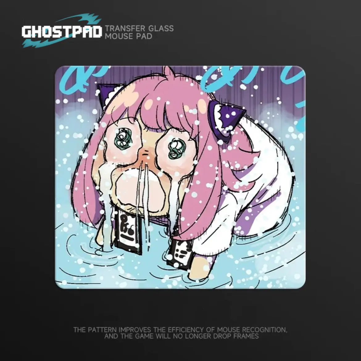 GHOSTPAD™ Spy × Family glass mouse pads GHOSTPAD