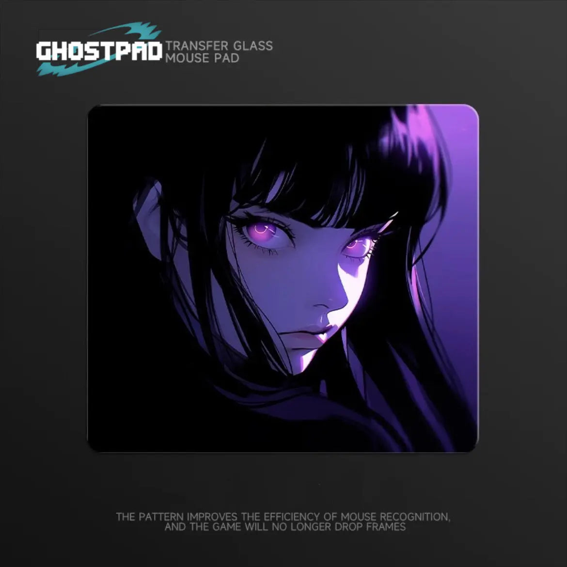 EYES ANIME GIRL GLASS MOUSE PADS