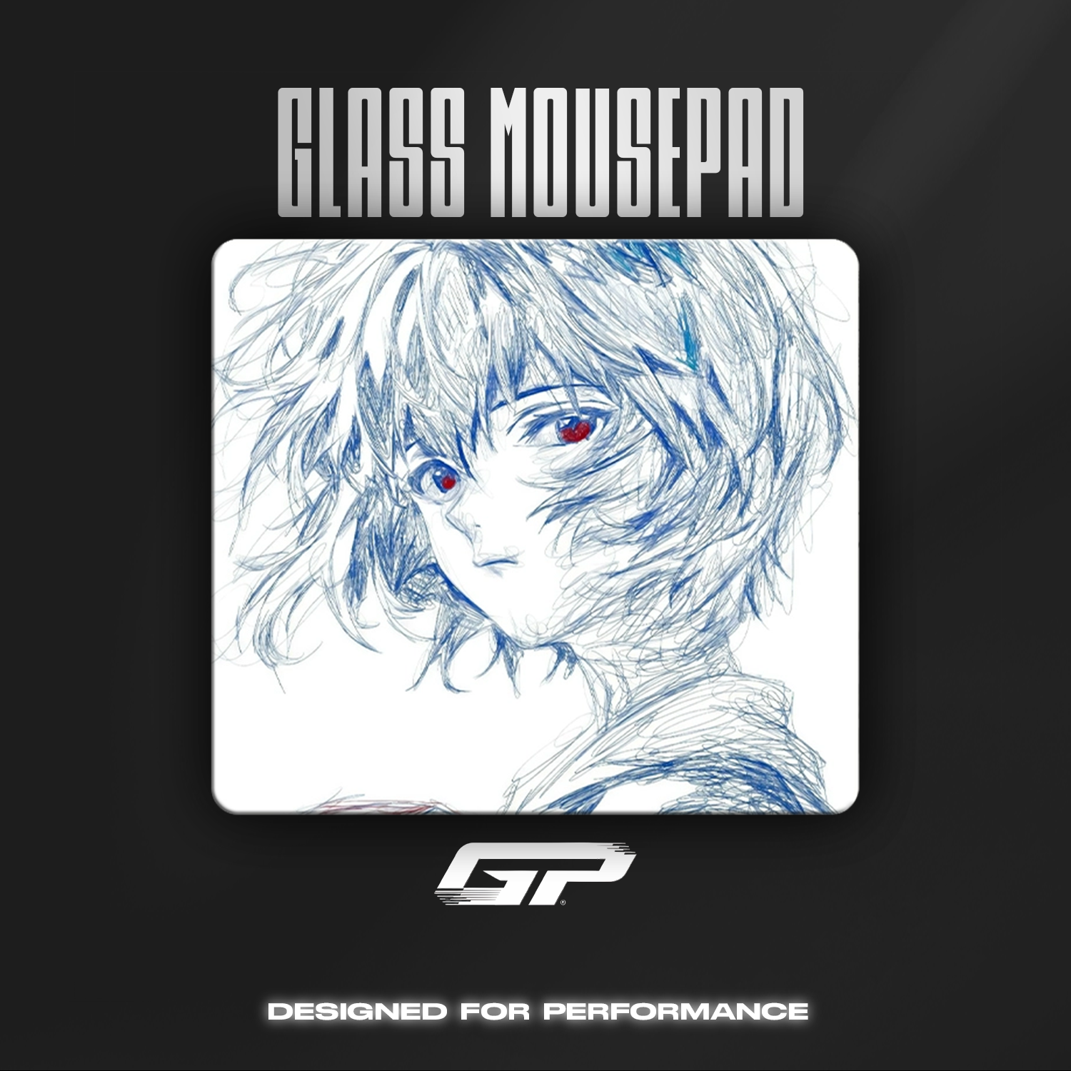 NERV Glass Mouse Pads - GHOSTPAD