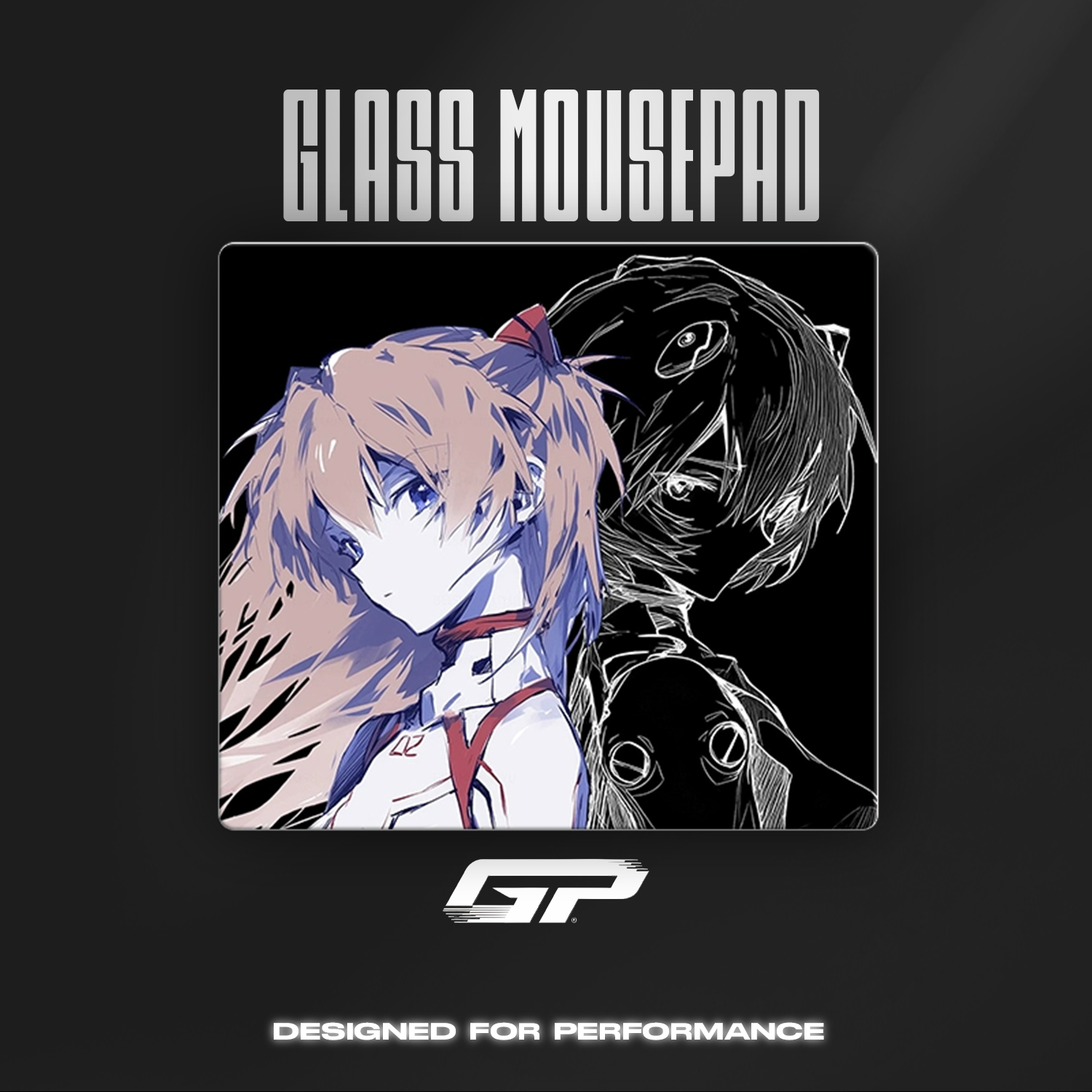 NERV Glass Mouse Pads - GHOSTPAD