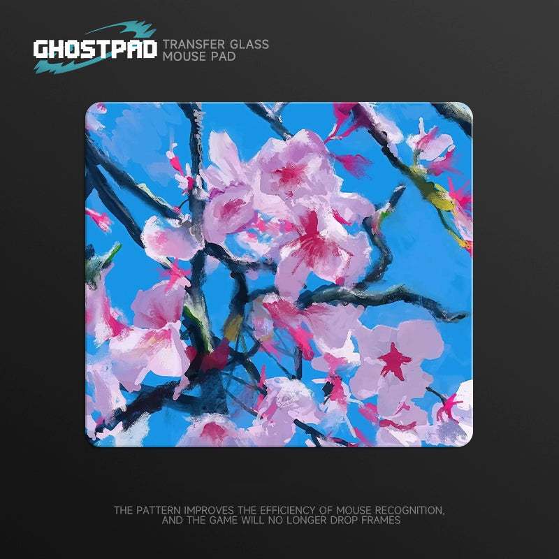 Sakura Glass Mouse Pad GHOSTPAD