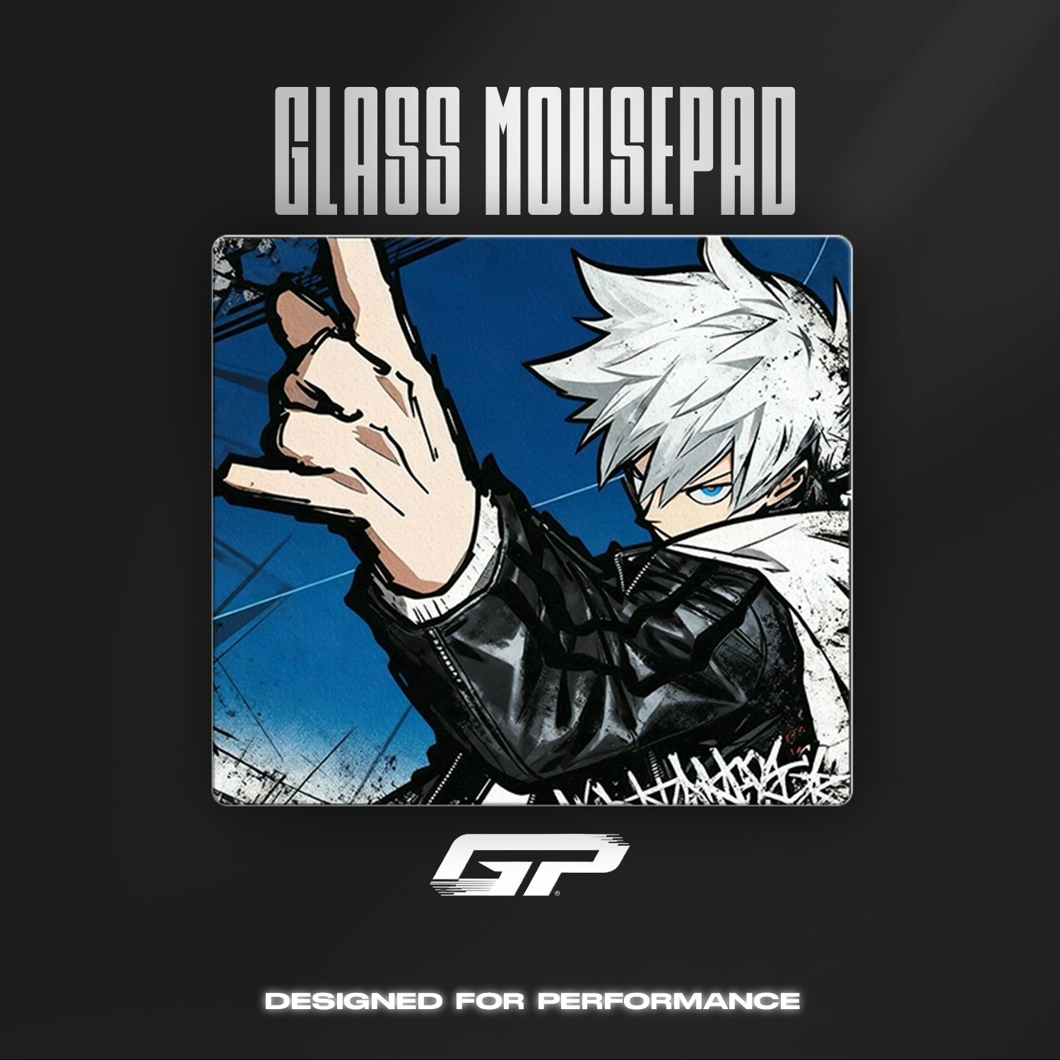 Shogunned glass mouse pads - GHOSTPAD