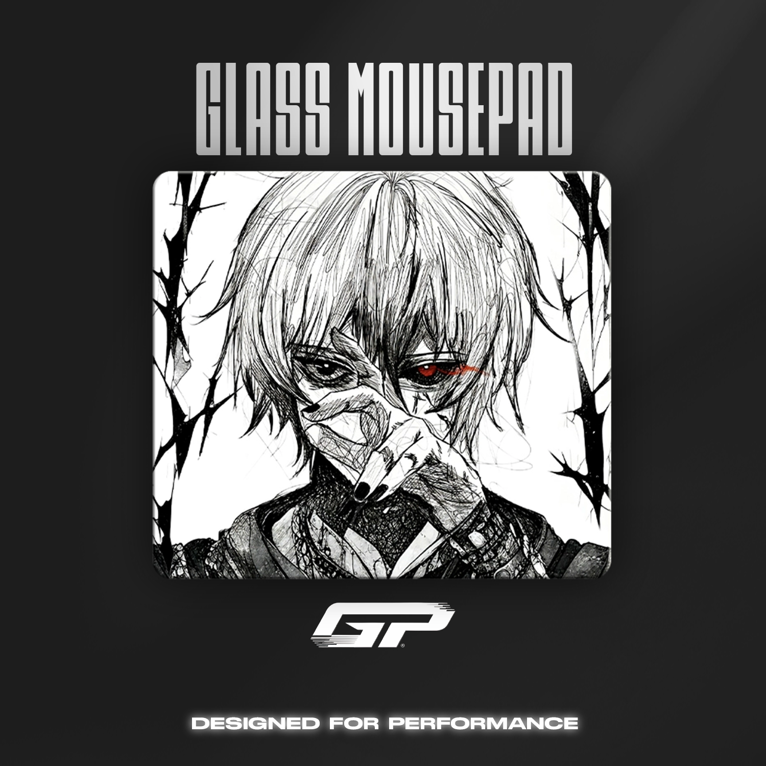 Tokyo ghoul glass mouse pads - GHOSTPAD