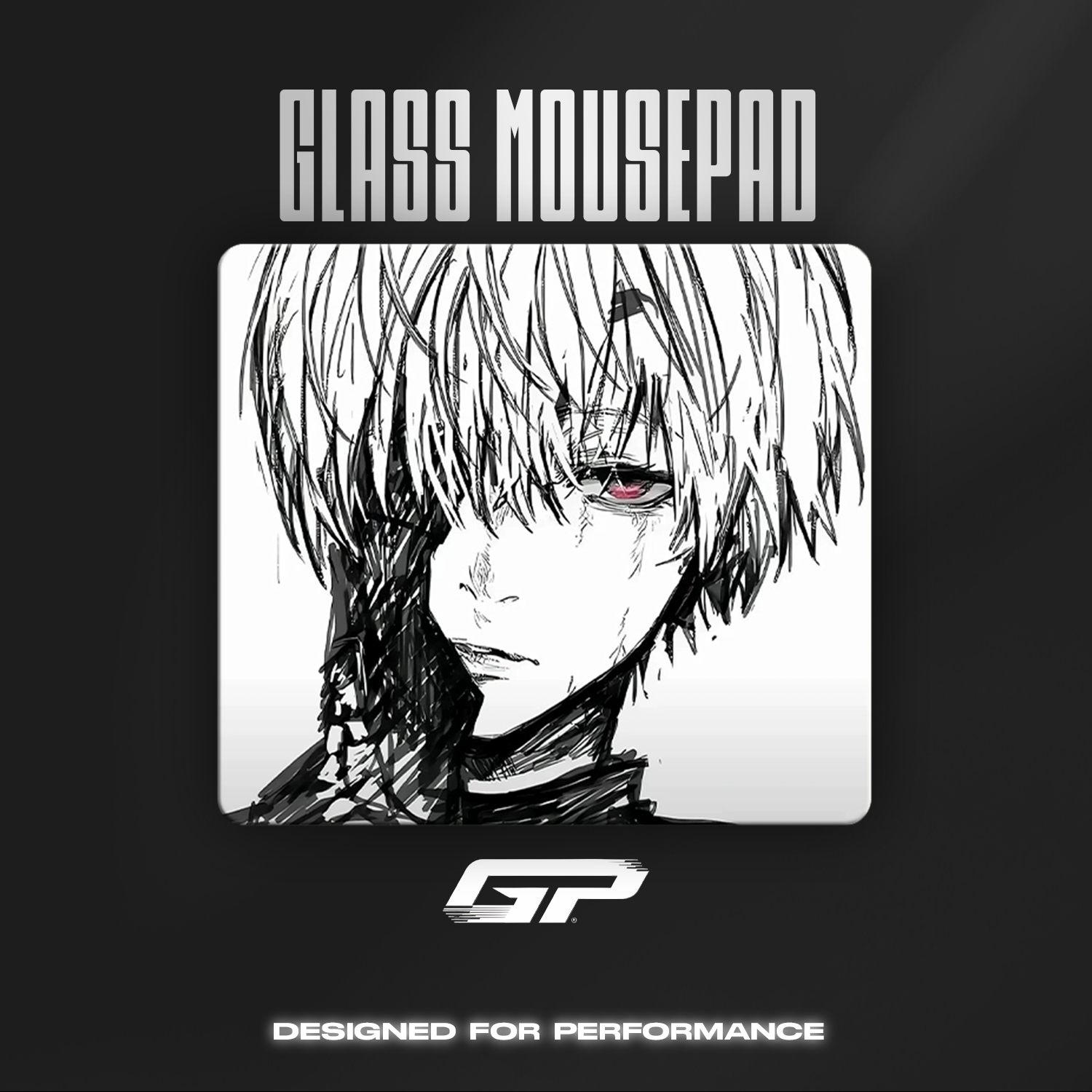 Tokyo ghoul glass mouse pads - GHOSTPAD