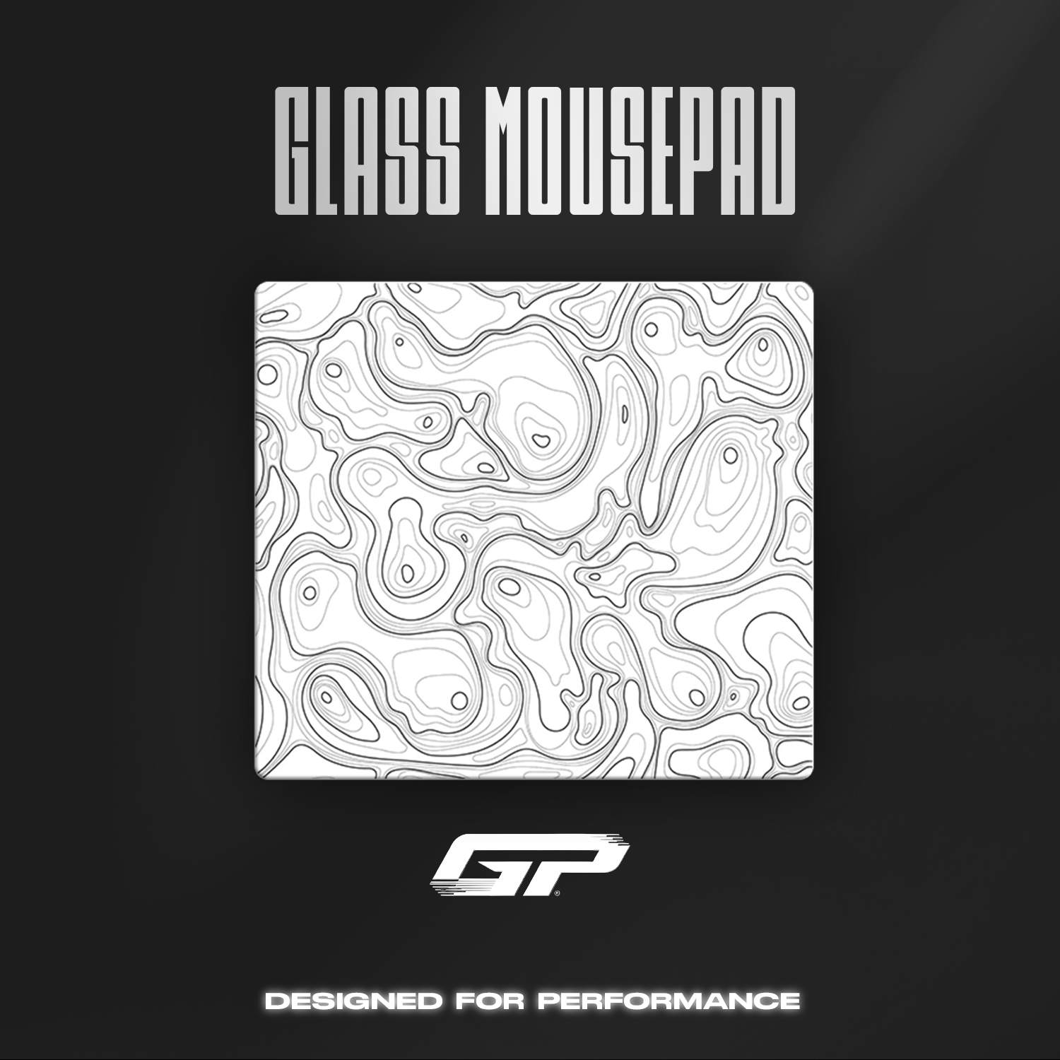 Topo Glass Mouse Pads - GHOSTPAD
