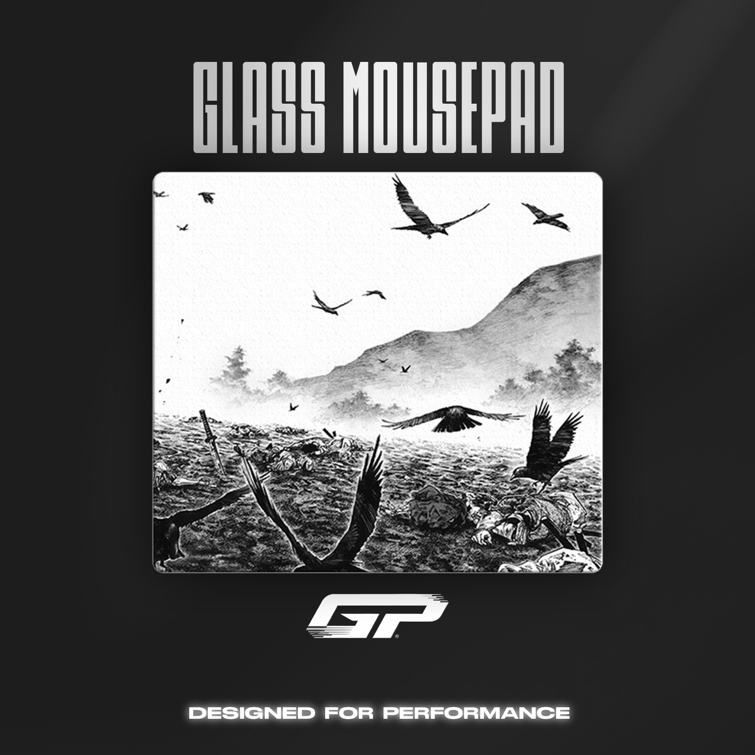 Vagabond glass mouse pads - GHOSTPAD