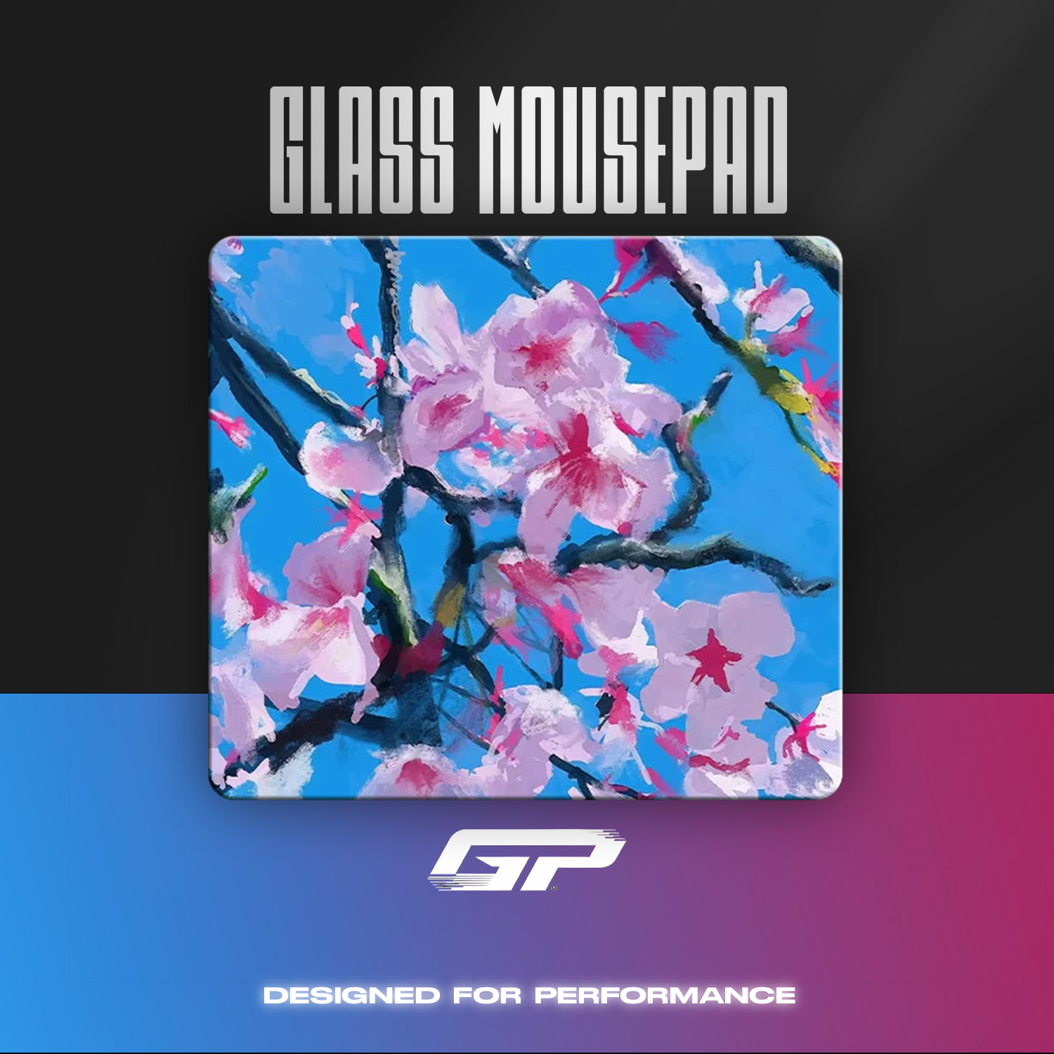 Verdant glass mouse pad - GHOSTPAD