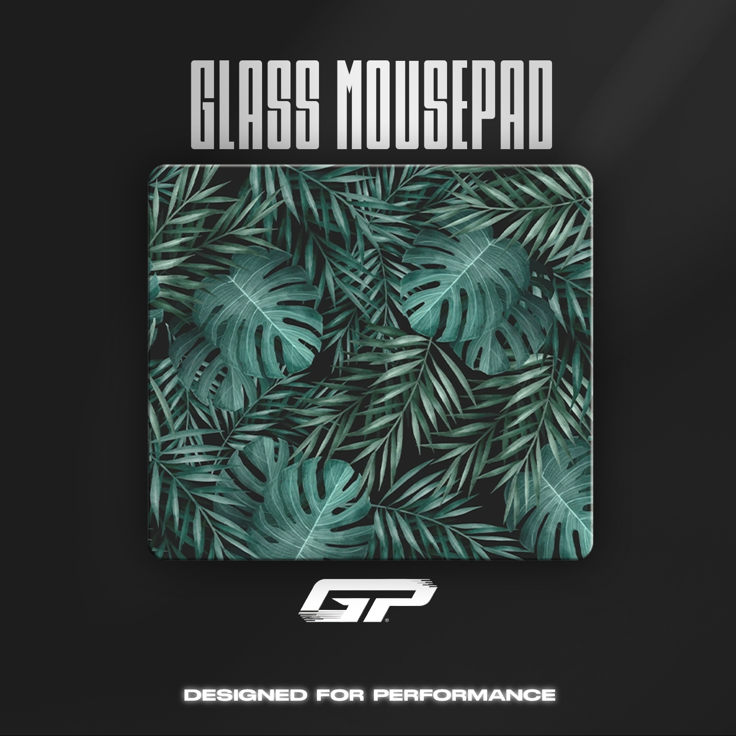 Verdant glass mouse pad - GHOSTPAD