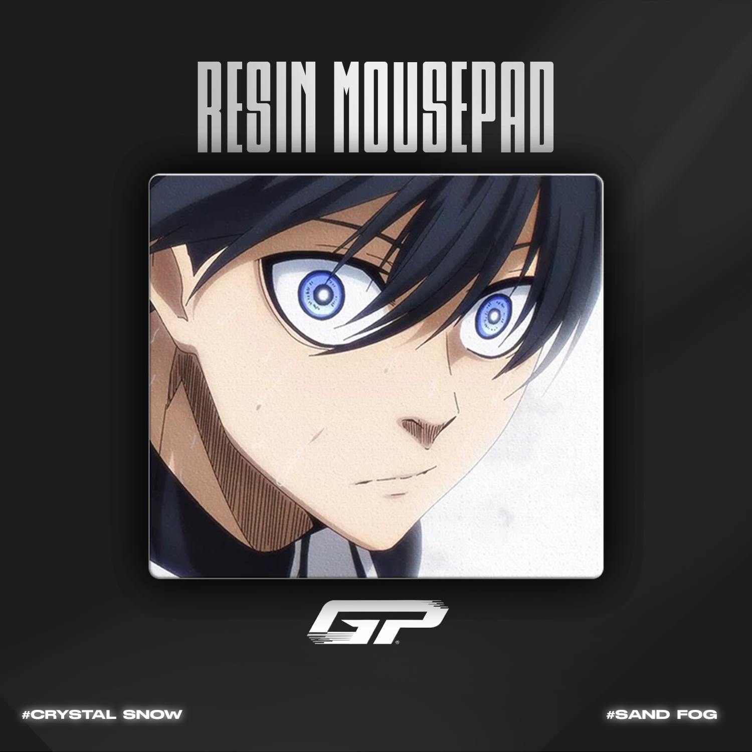 Blue Lock Resin Mouse Pads