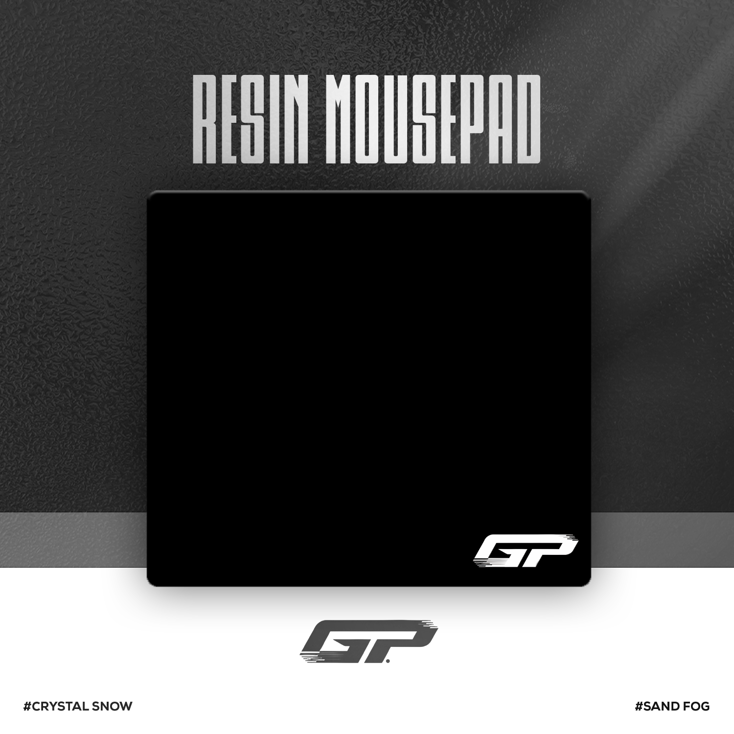 Black Resin Mouse Pads