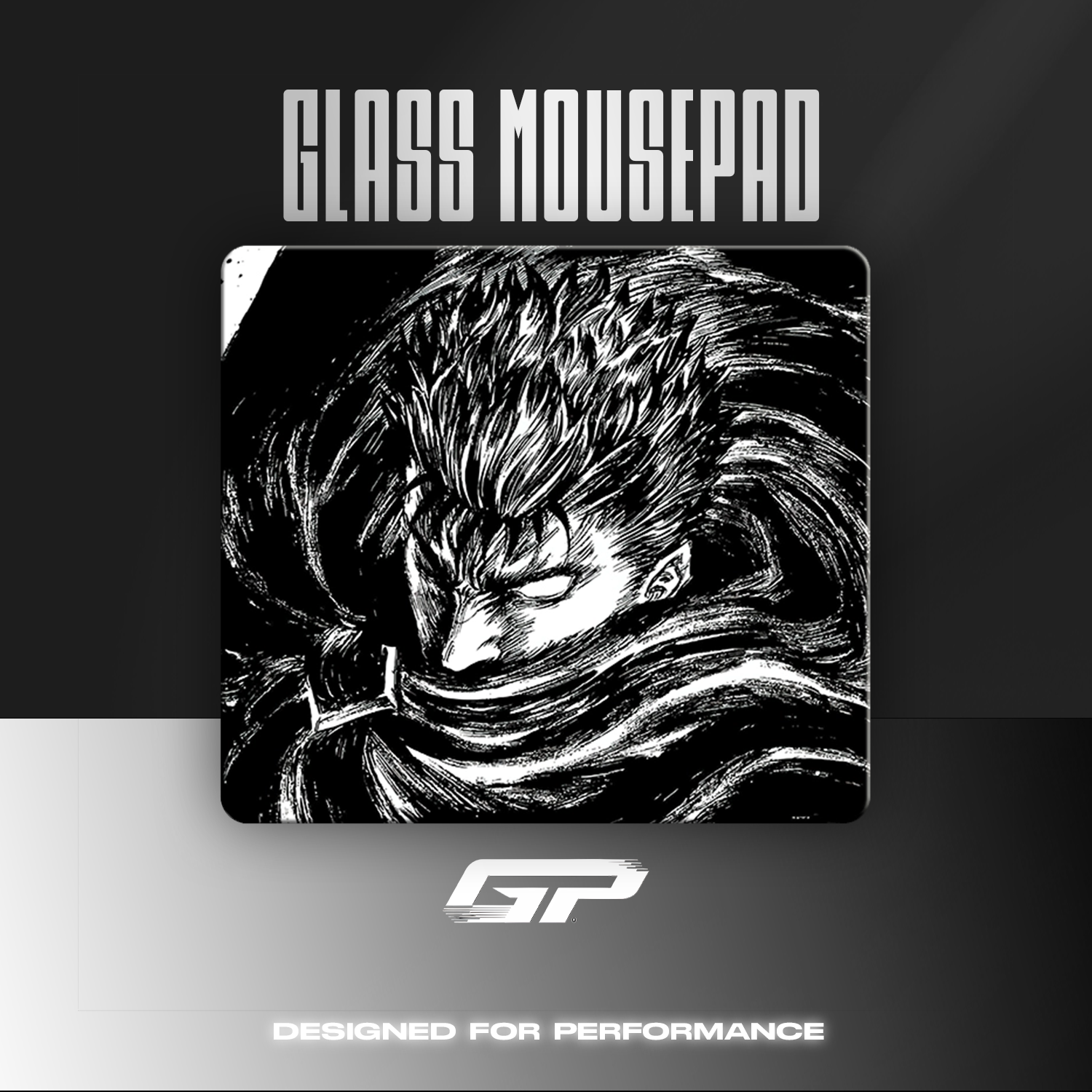 Berserk glass mouse pads - GHOSTPAD