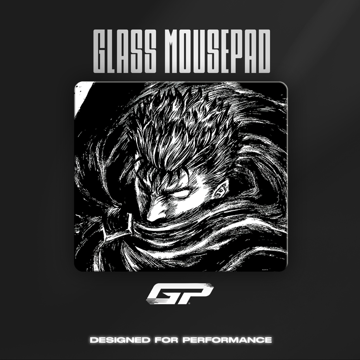 Berserk glass mouse pads - GHOSTPAD