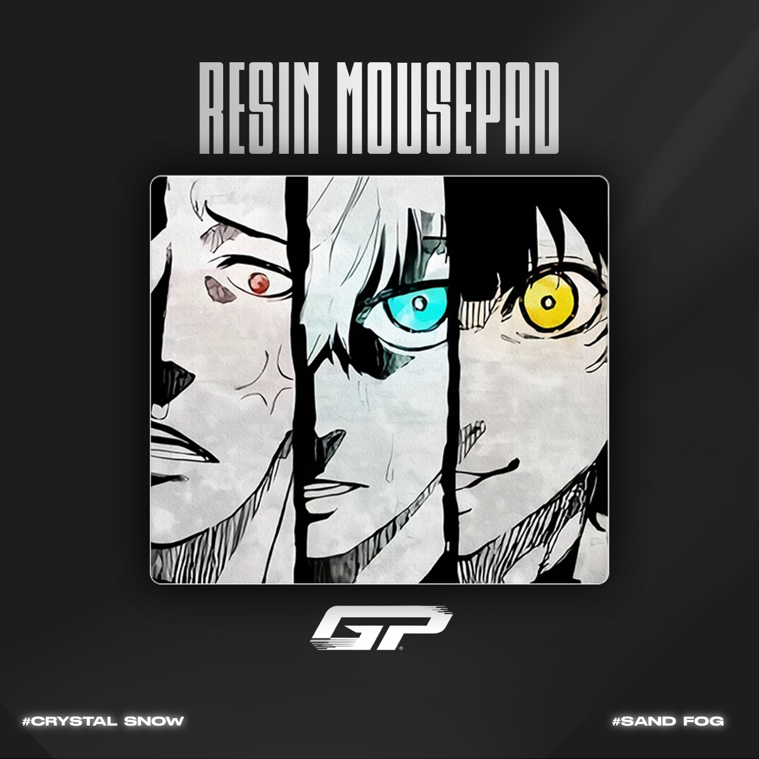 Blue Lock Resin Mouse Pads - GHOSTPAD