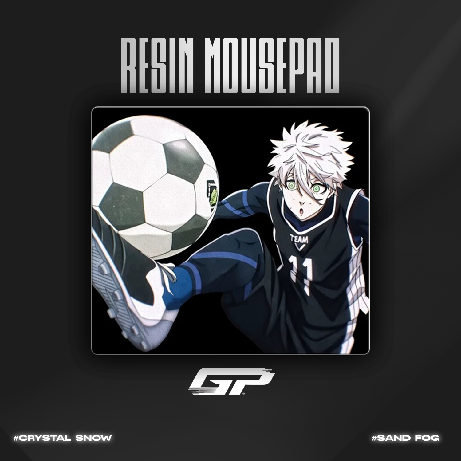 Blue Lock Resin Mouse Pads - GHOSTPAD