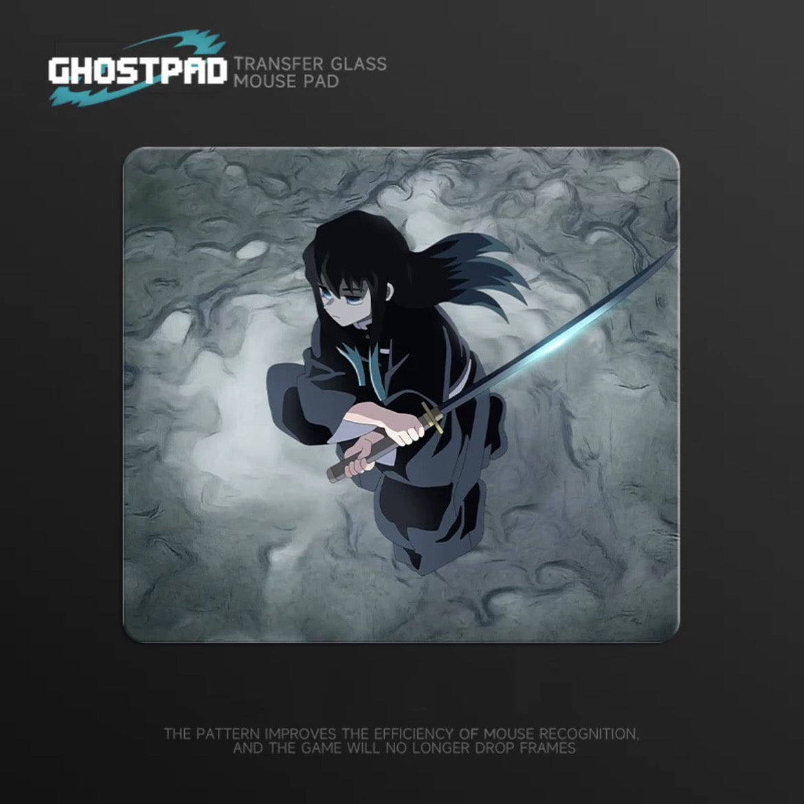 Demon Slayer glass mouse pads GHOSTPAD