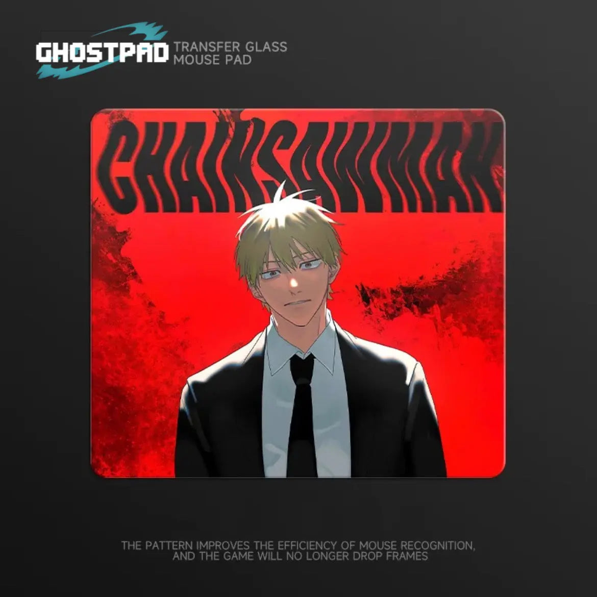 Chainsaw Man glass mouse pads - GHOSTPAD