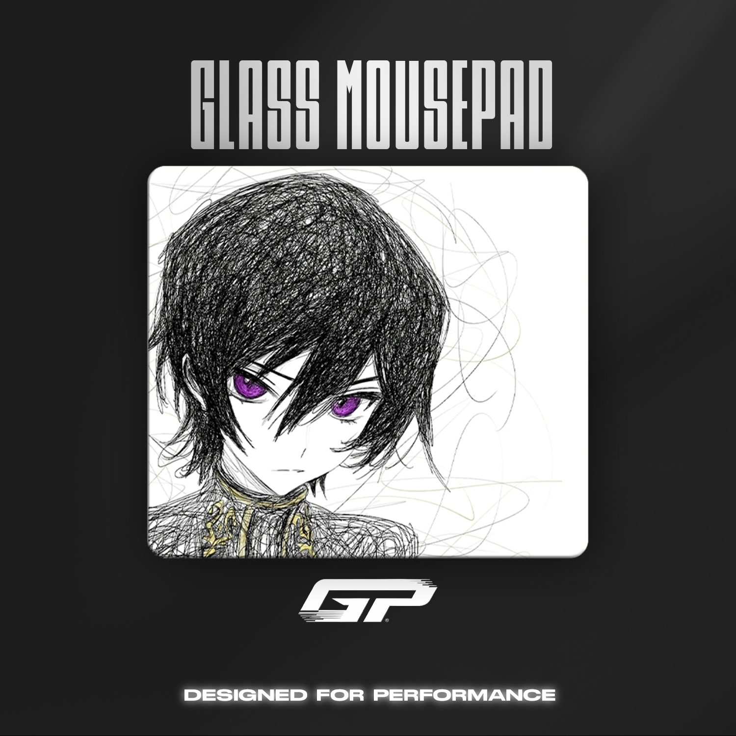 Code Geass glass mouse pads - GHOSTPAD