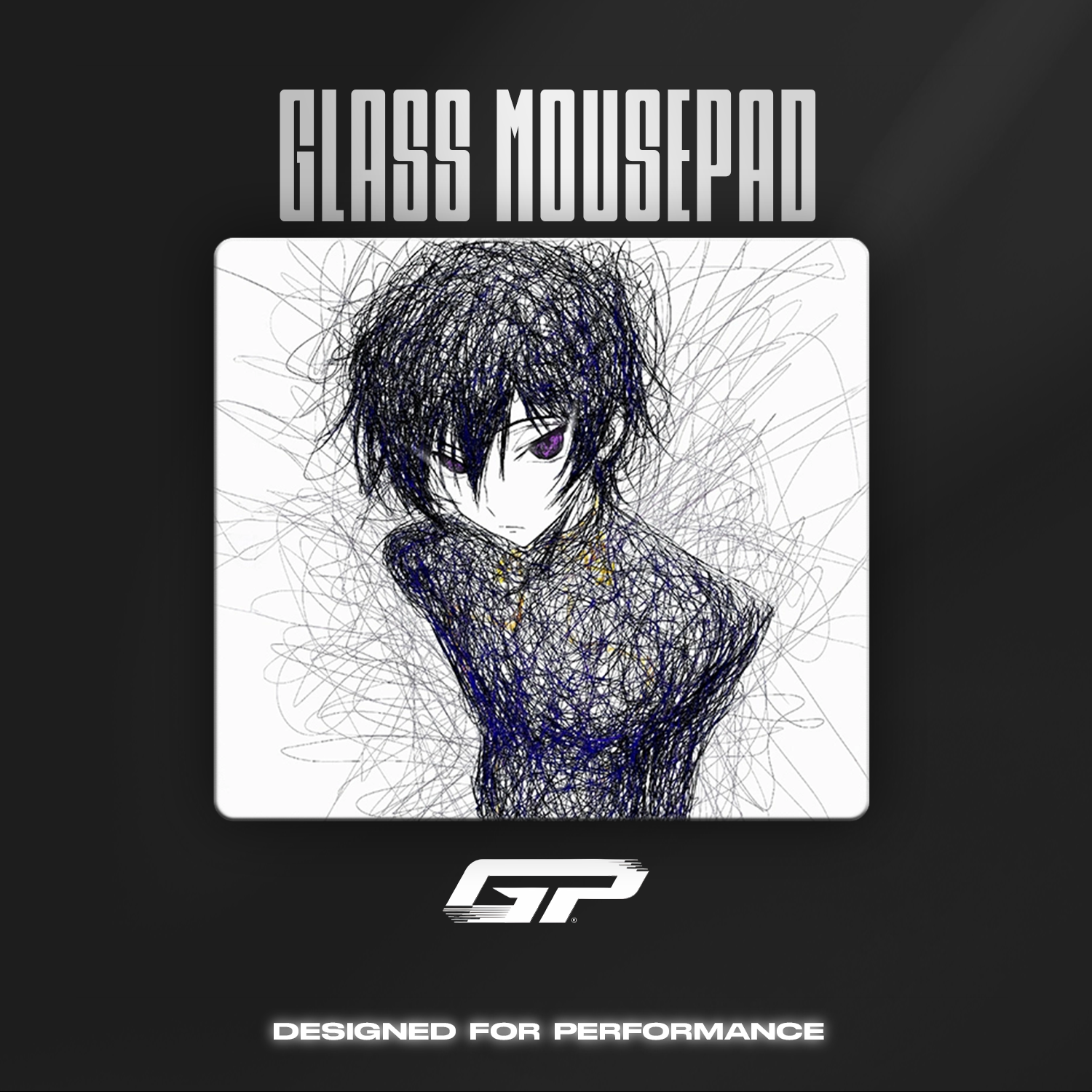 Code Geass glass mouse pads - GHOSTPAD