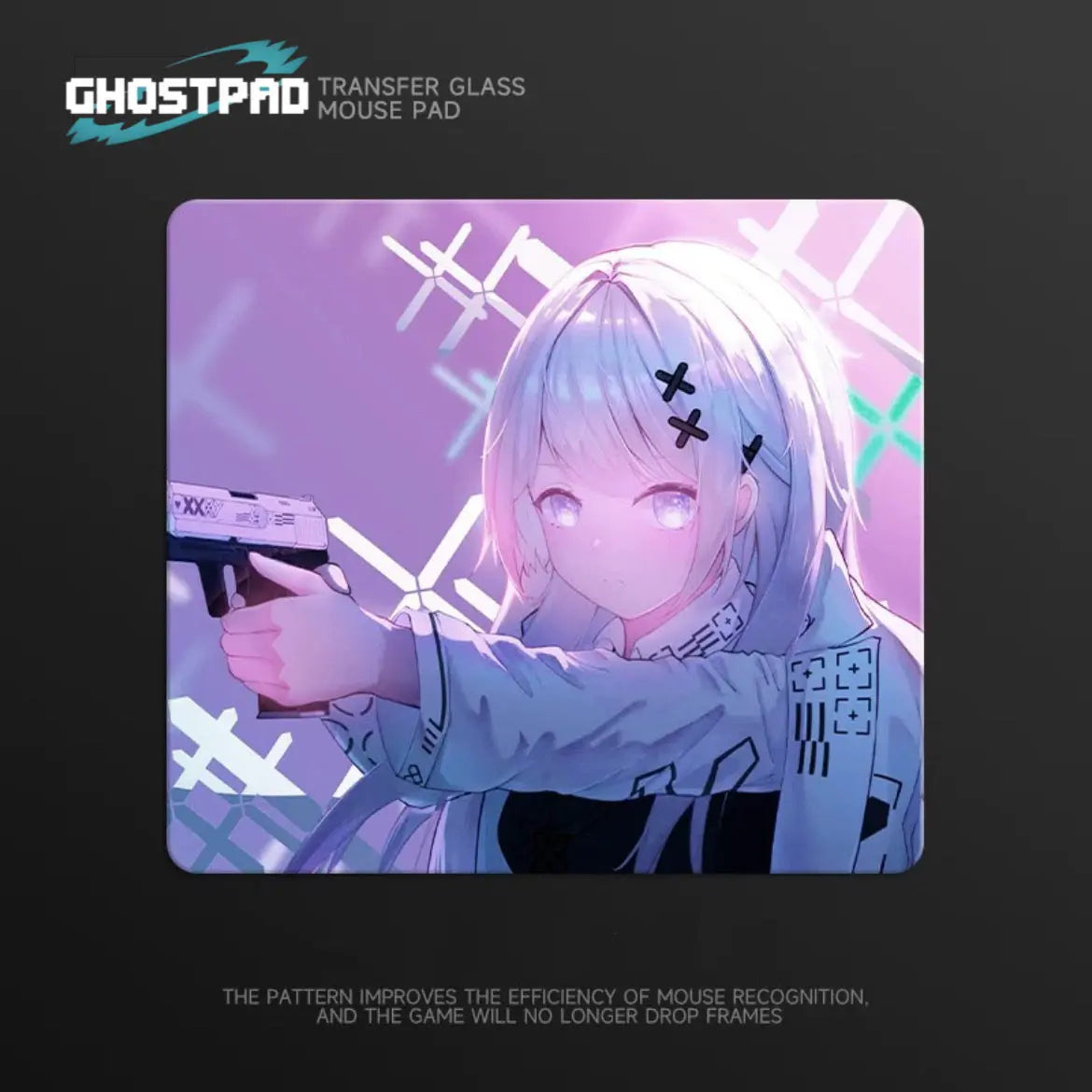 Counter-Strike glass mouse pads - GHOSTPAD