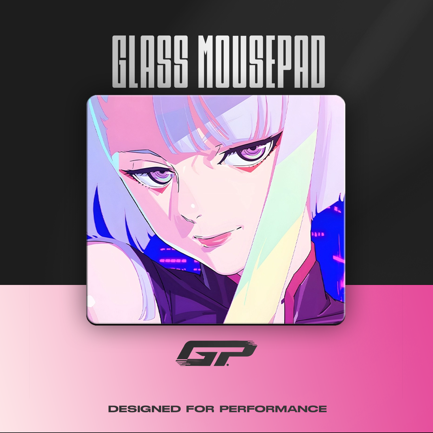 Cyberpunk glass mouse pads - GHOSTPAD