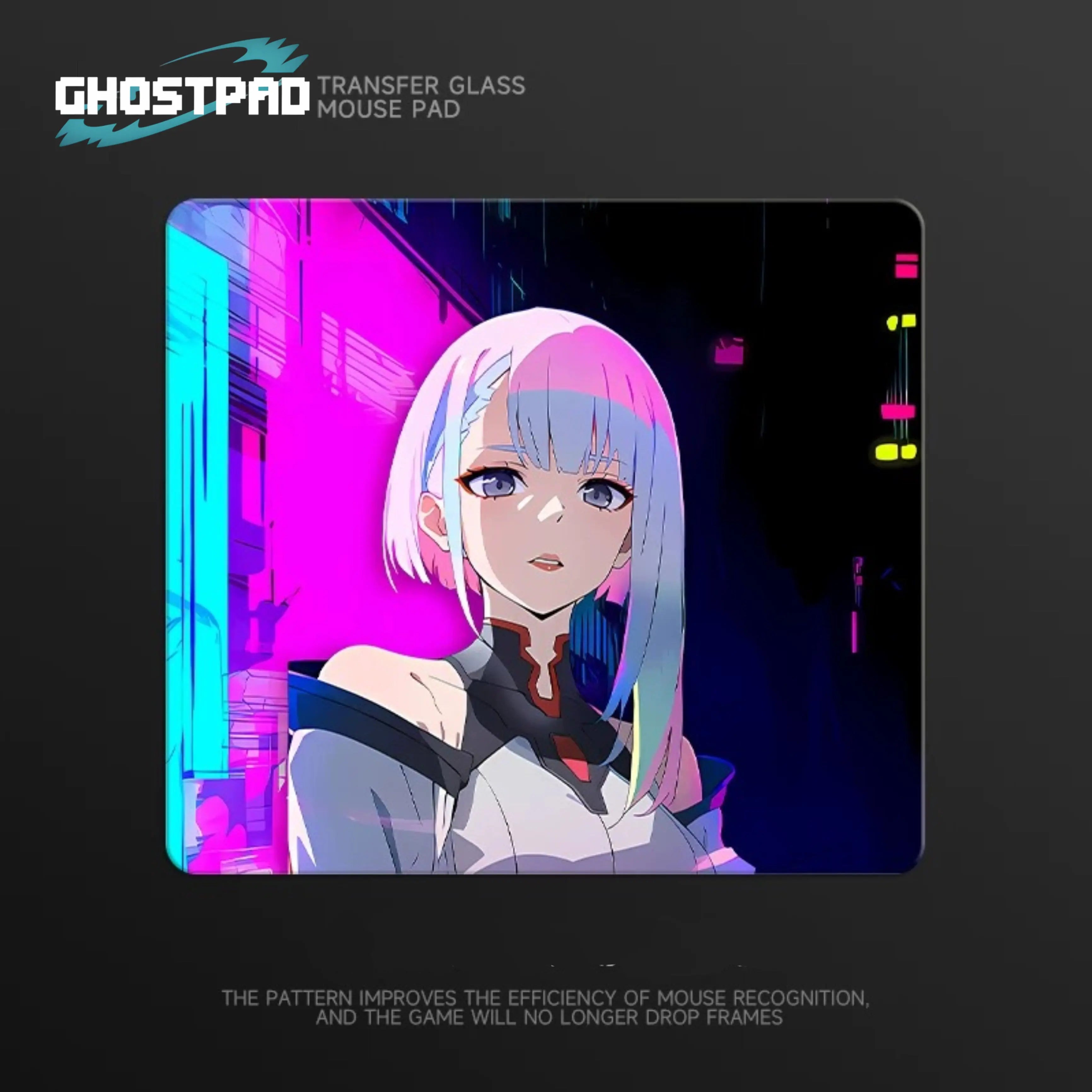 Cyberpunk glass mouse pads - GHOSTPAD