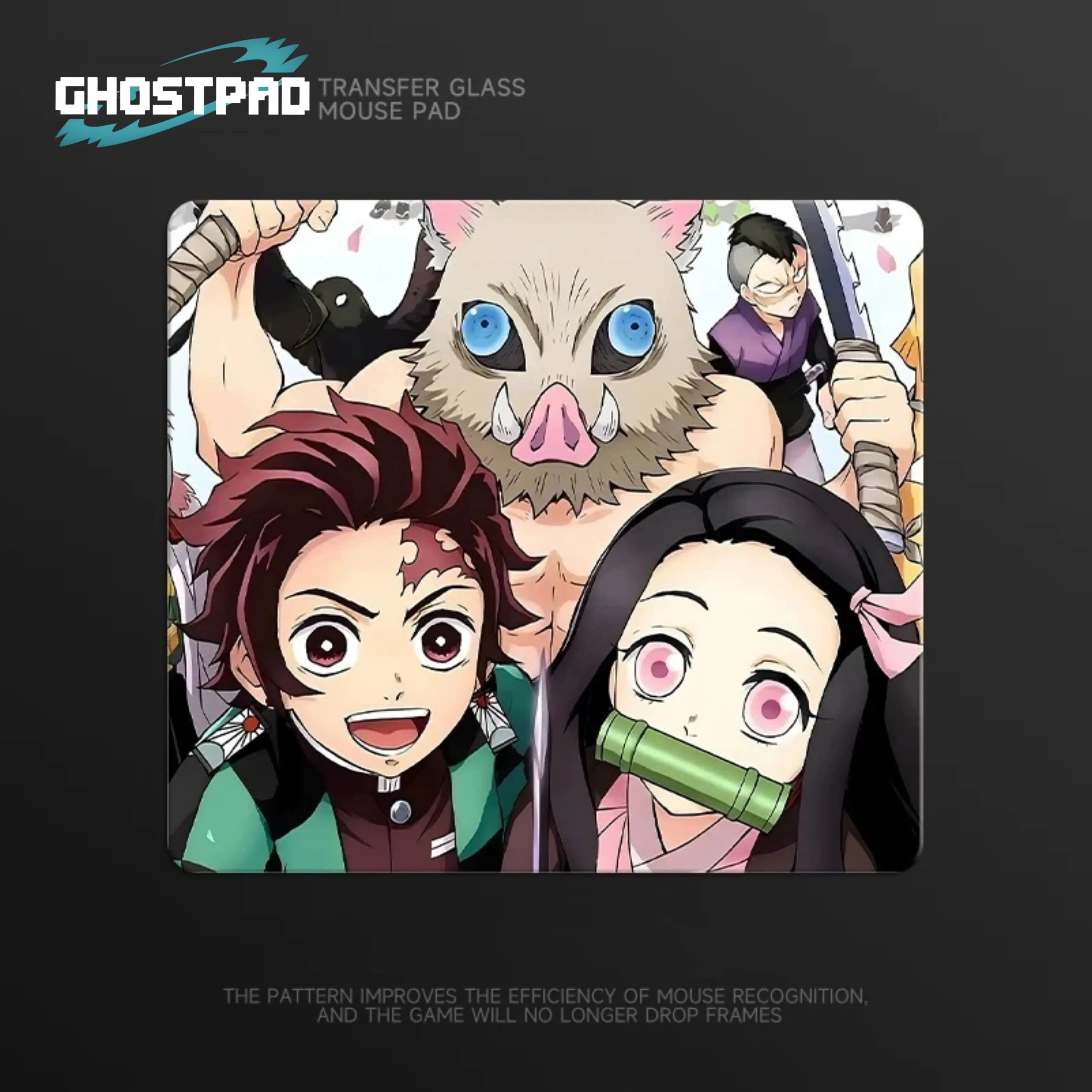 Demon Slayer glass mouse pads - GHOSTPAD