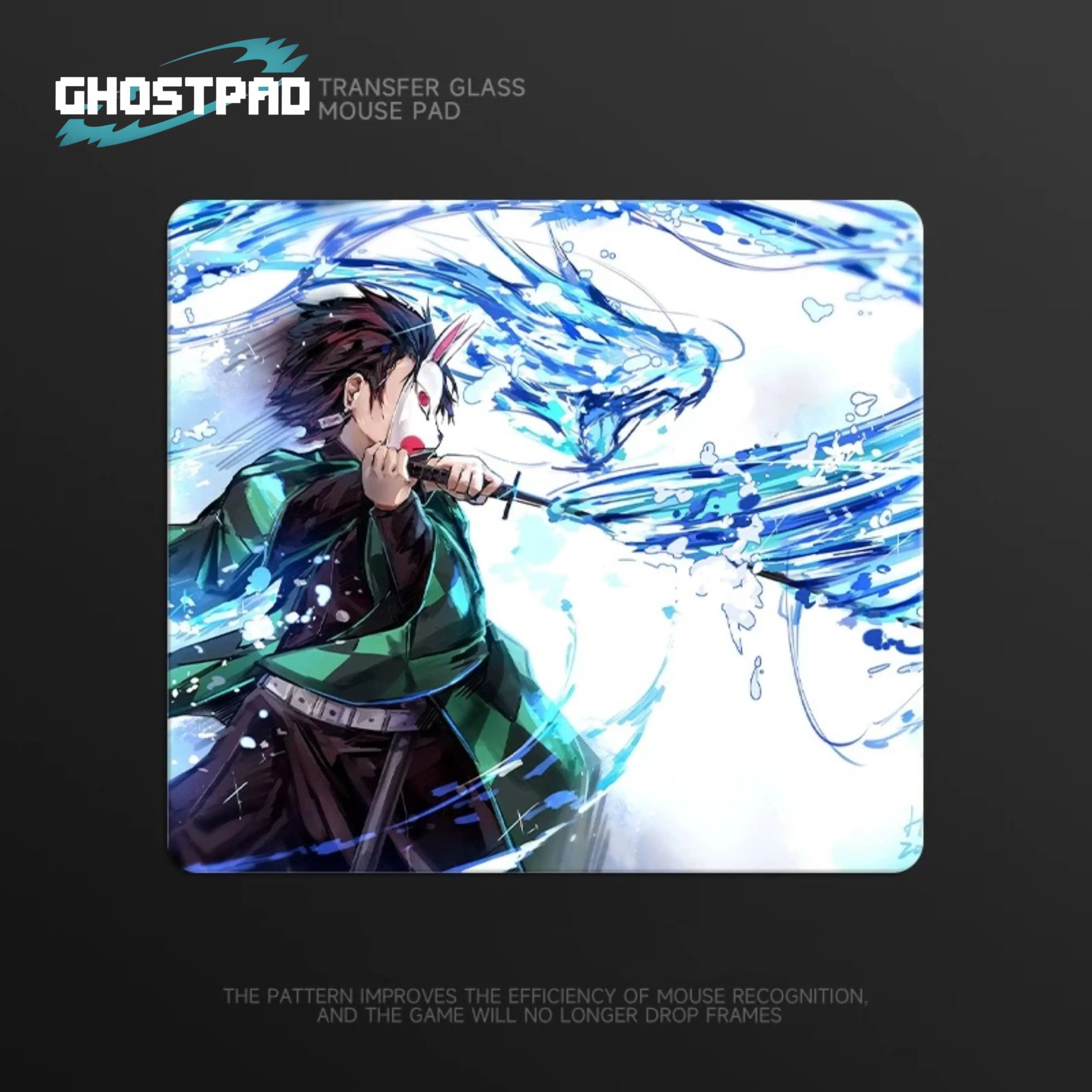 Demon Slayer glass mouse pads - GHOSTPAD