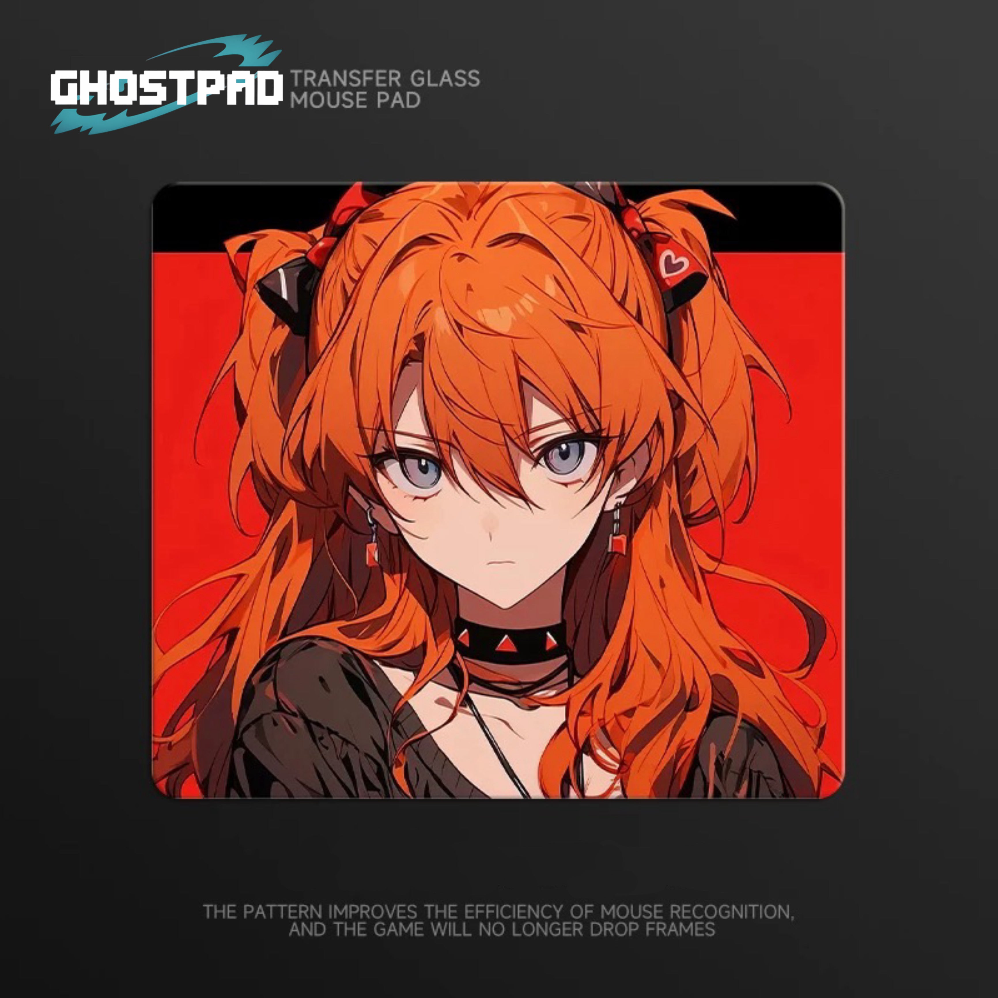 GHOSTPAD™ Asuka glass mouse pads GHOSTPAD