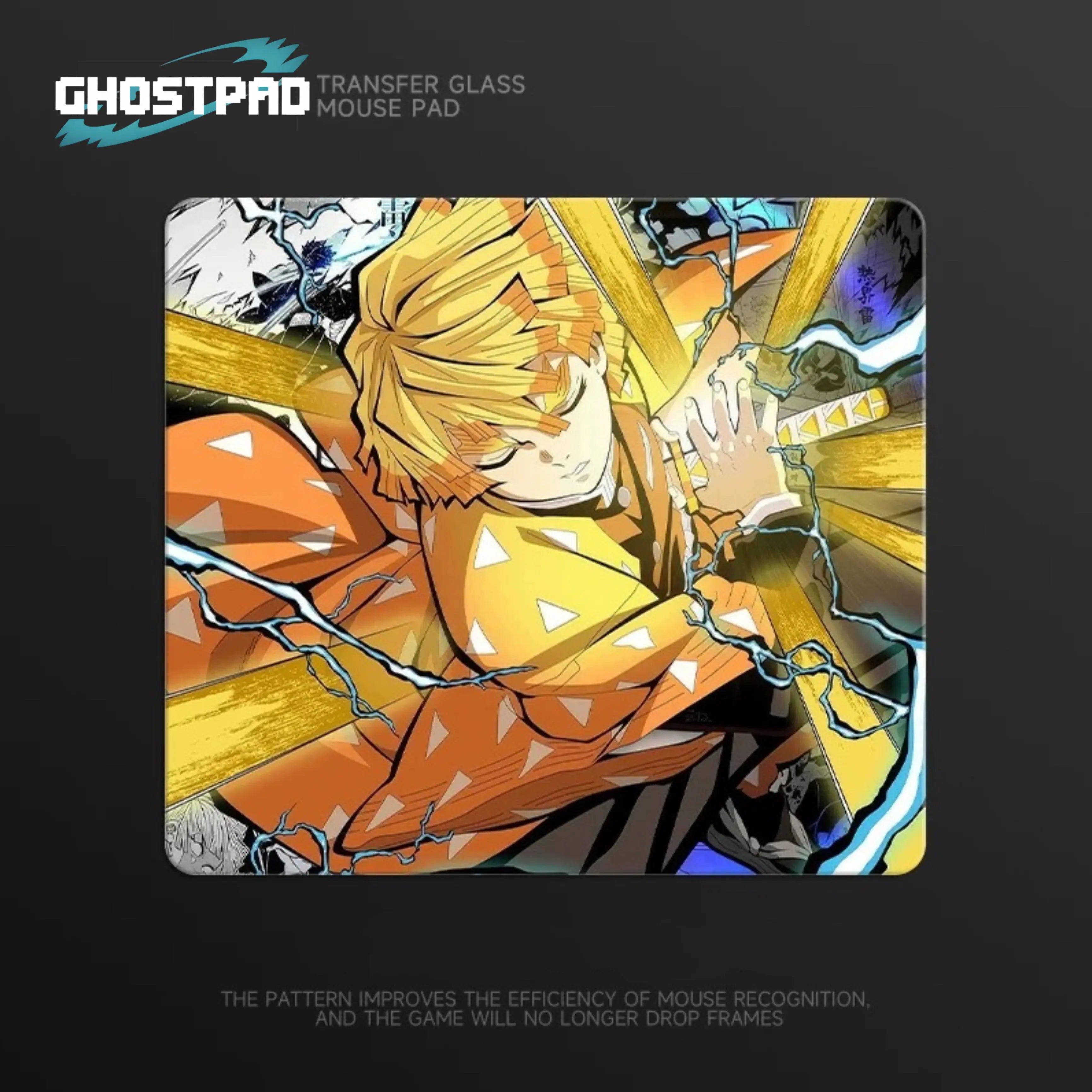 GHOSTPAD™ Demon Slayer glass mouse pads GHOSTPAD