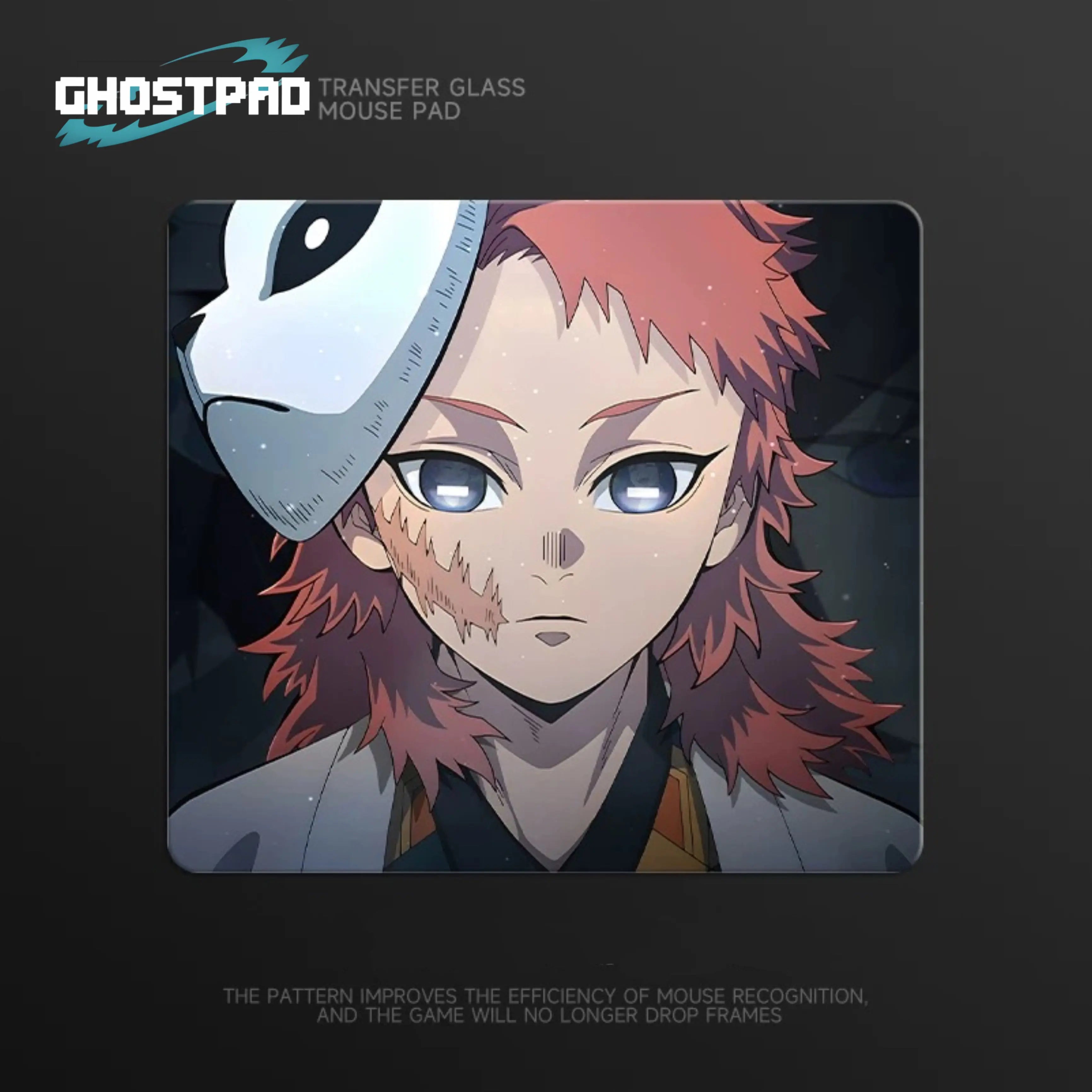 GHOSTPAD™ Demon Slayer glass mouse pads GHOSTPAD