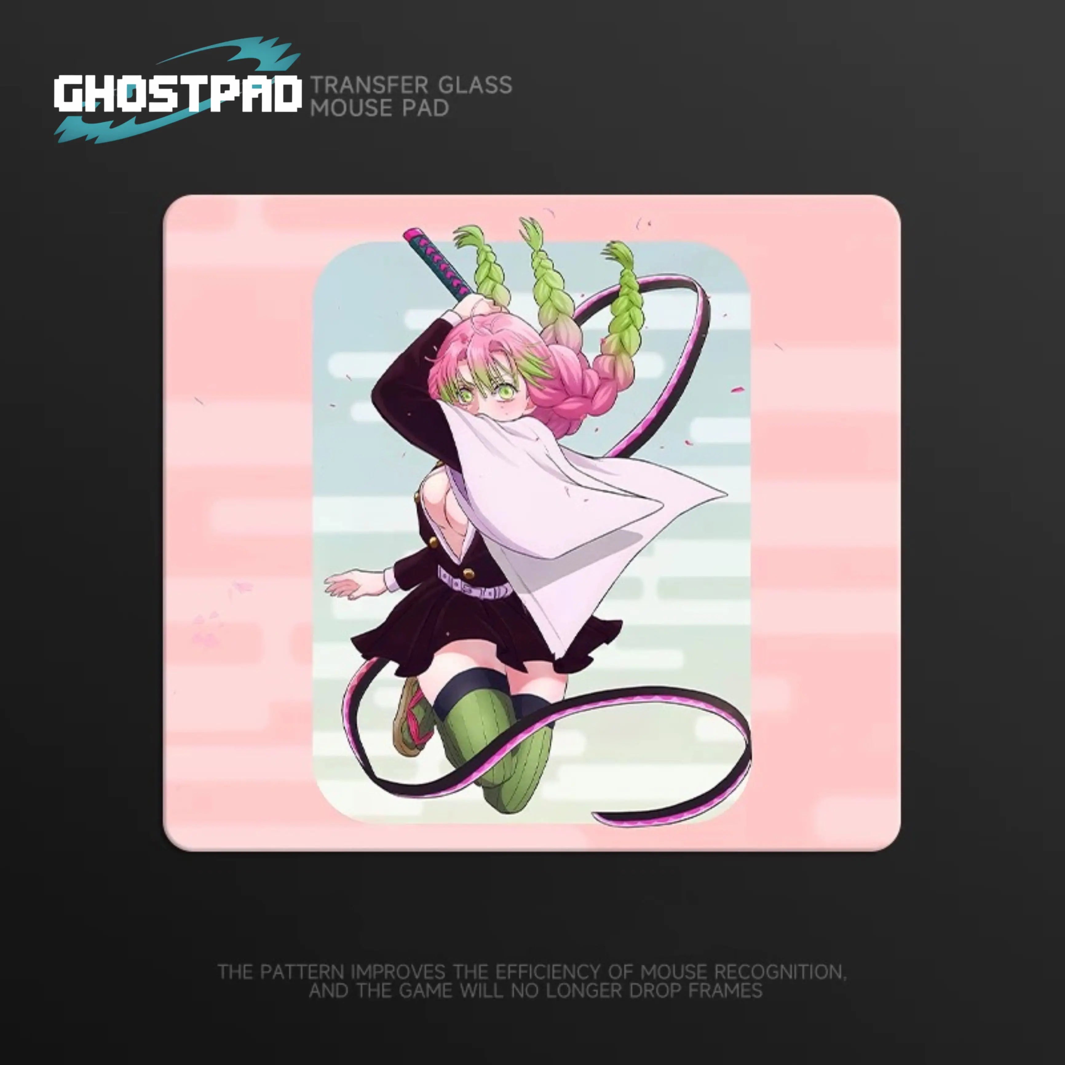 GHOSTPAD™ Demon Slayer glass mouse pads GHOSTPAD