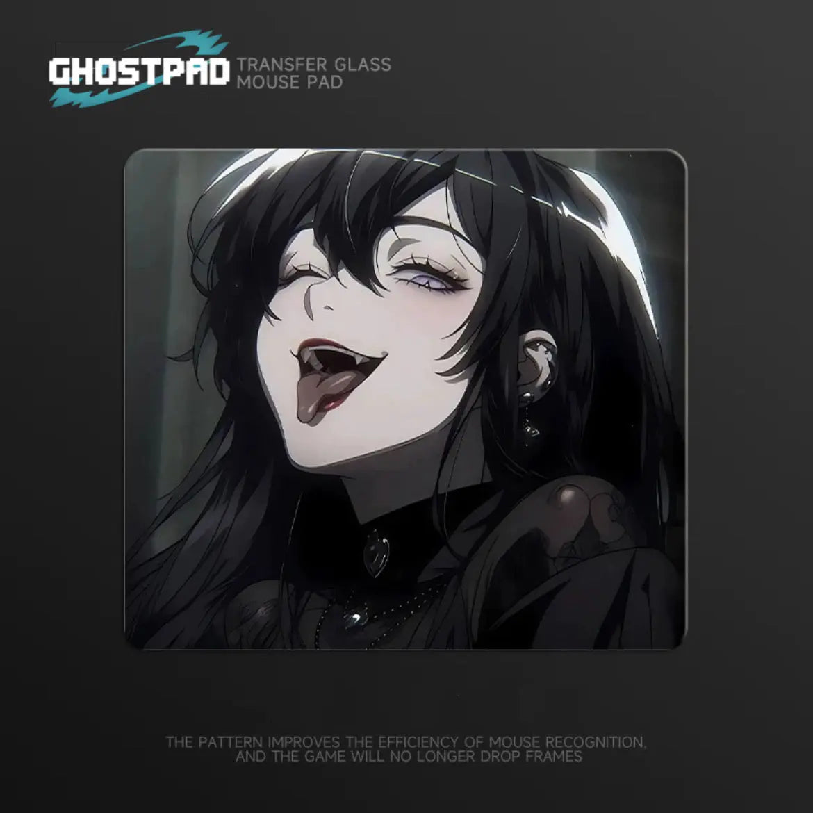 GHOSTPAD™Anime Girls glass mouse pads GHOSTPAD