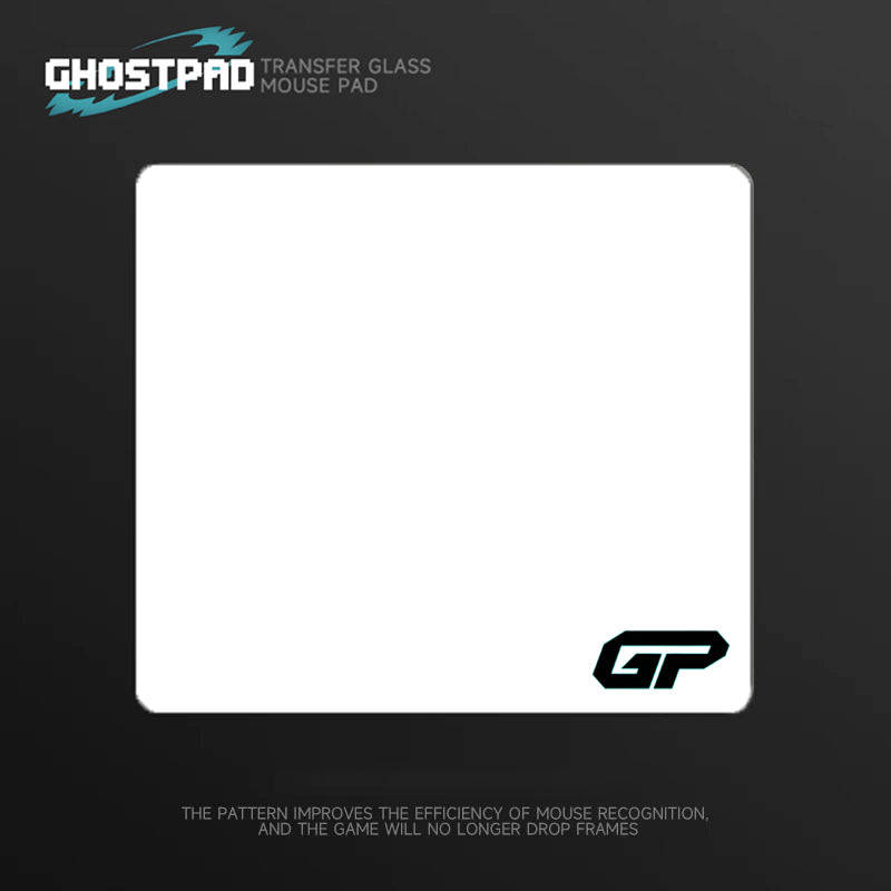 White Glass Mouse Pad GHOSTPAD