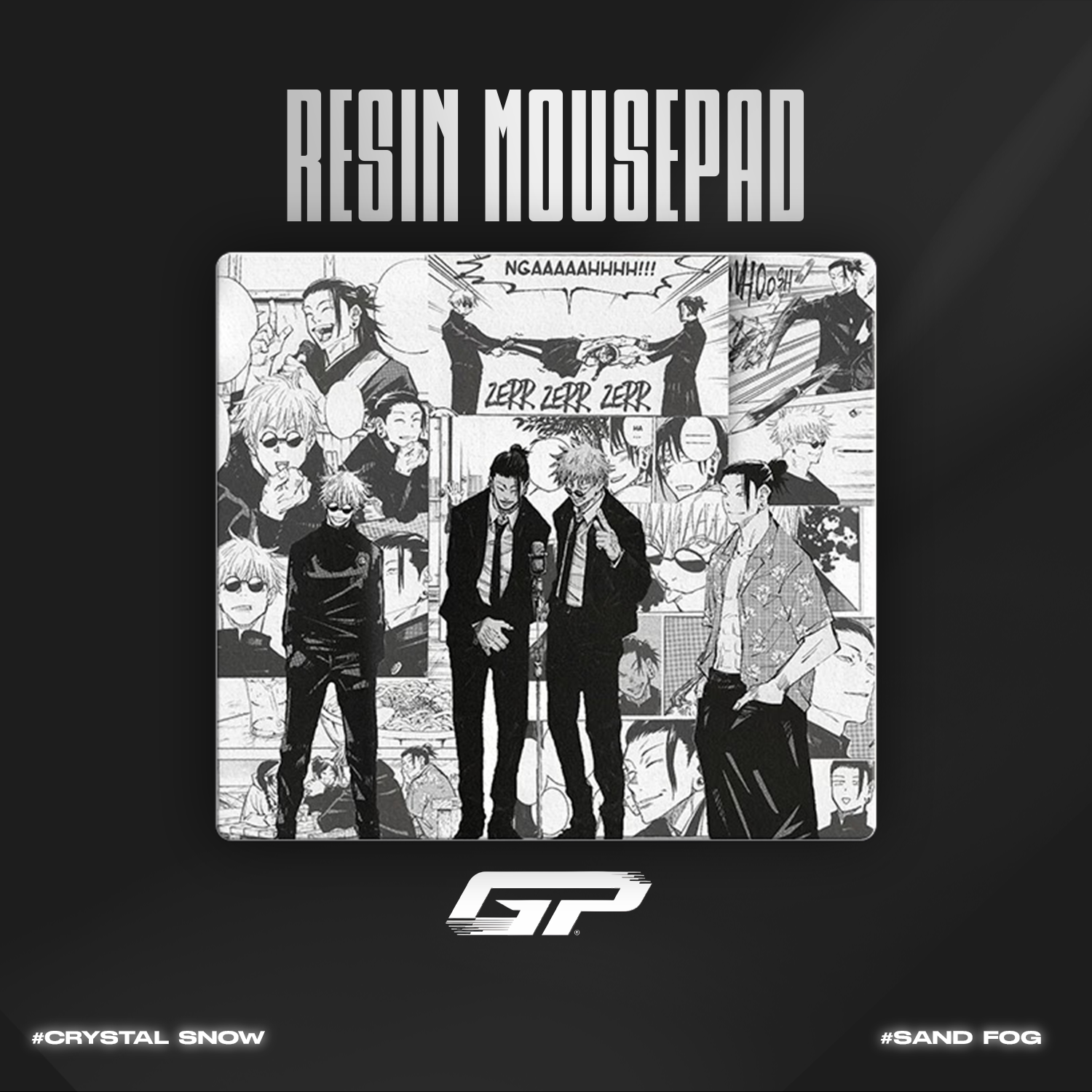 Jujutsu Kaisen Resin Mouse Pads - GHOSTPAD